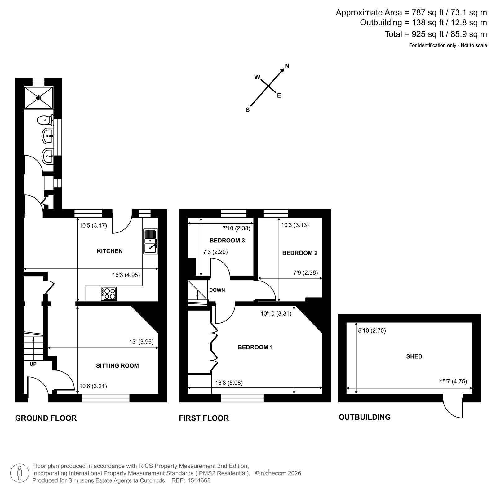 120, Lower Green Road, Esher floorplan