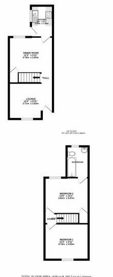 53, Catherine Street, Rochester floorplan