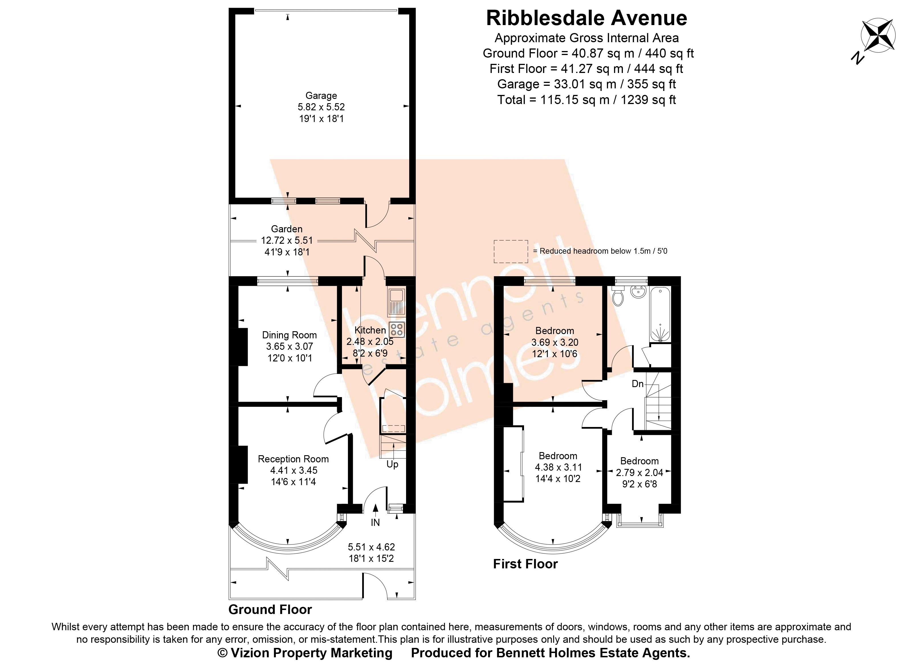 111, Ribblesdale Avenue, Northolt floorplan