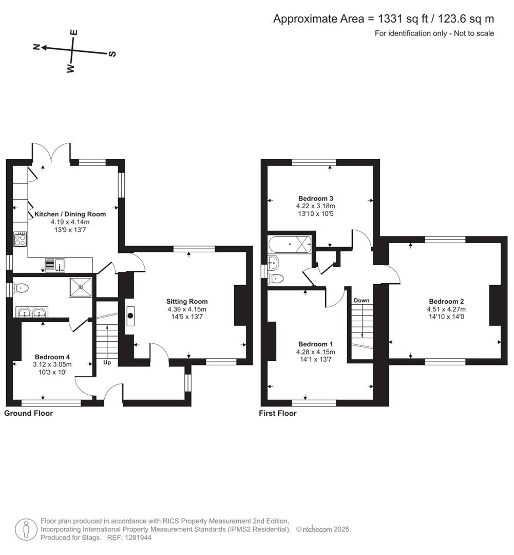 Parwin Cottage, Tintagel floorplan