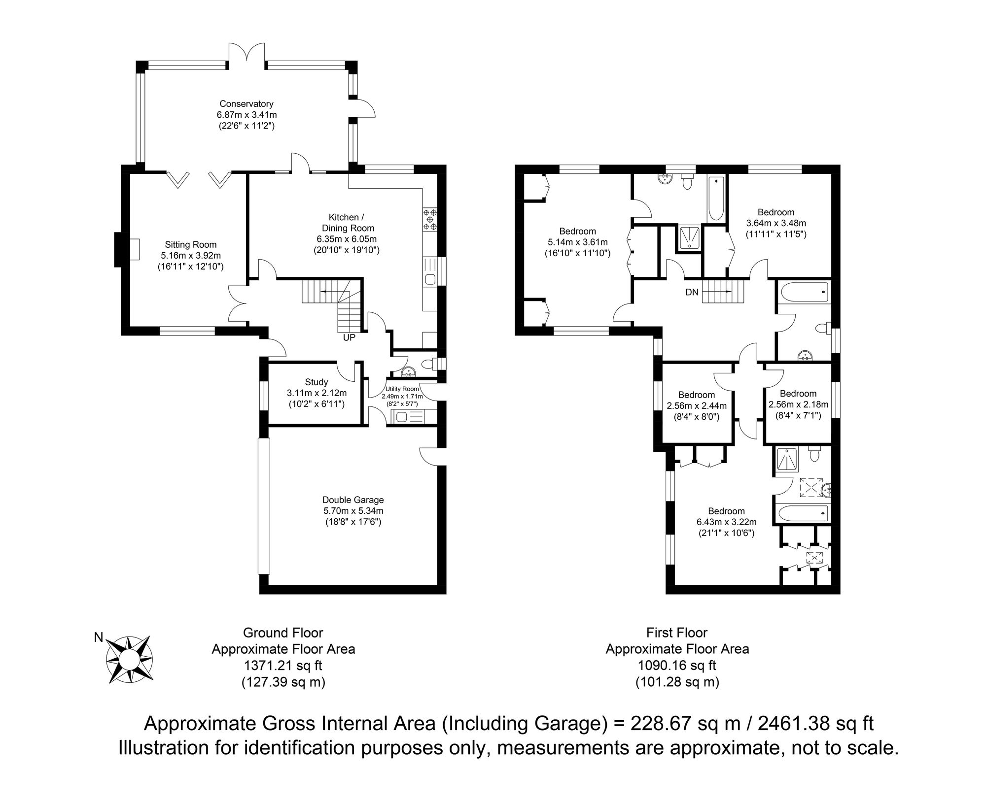 3 Norlington Court, Lewes floorplan