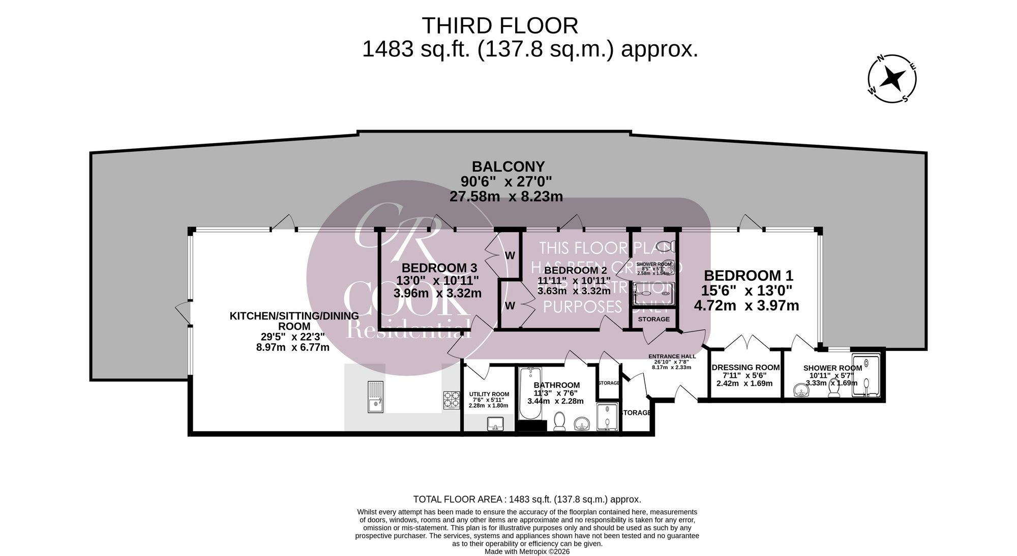 Apt 24, St. James South 1 Jessop Avenue, Cheltenham floorplan