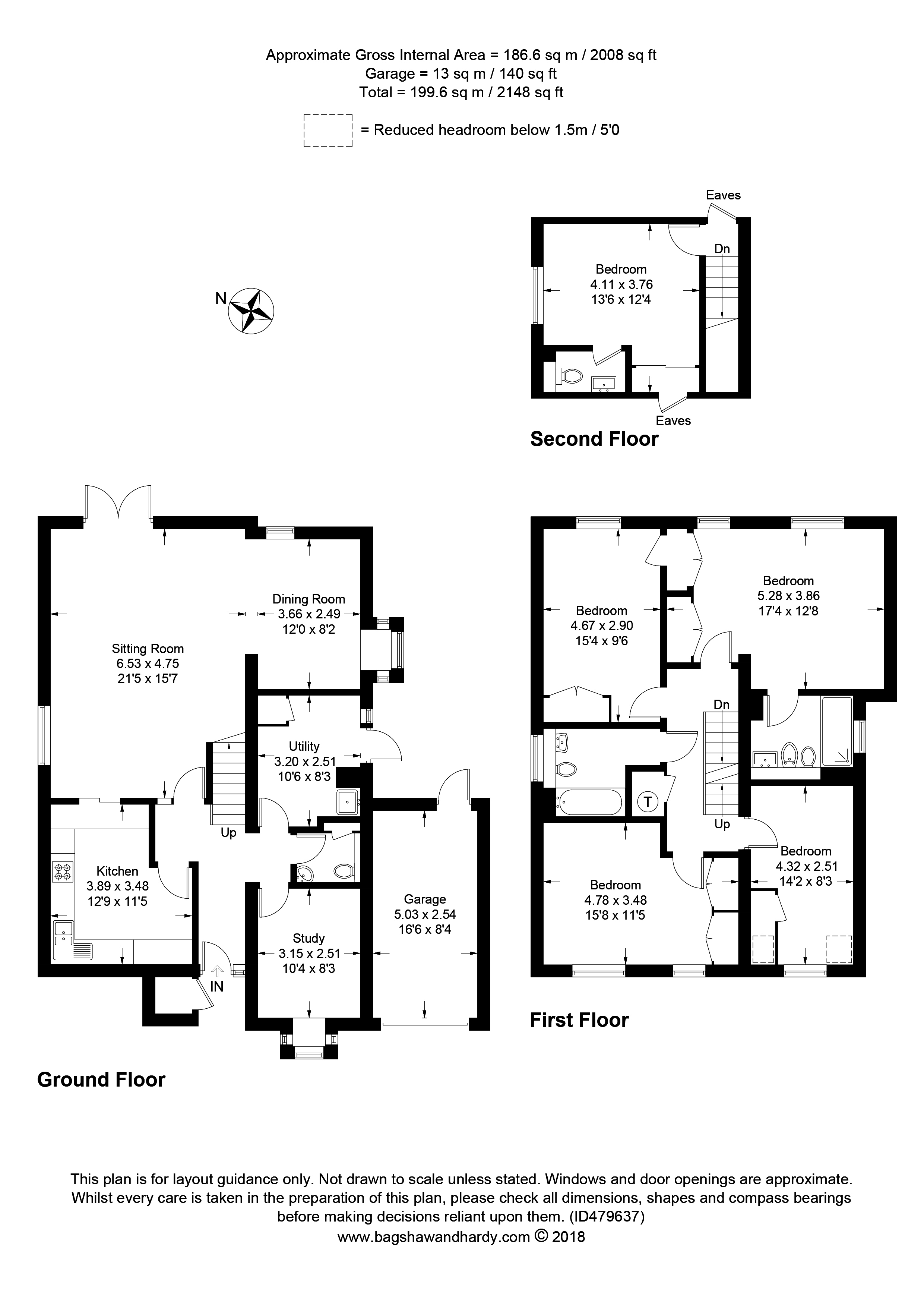 5 Bedrooms Link-detached house for sale in Stanhopes, Oxted RH8