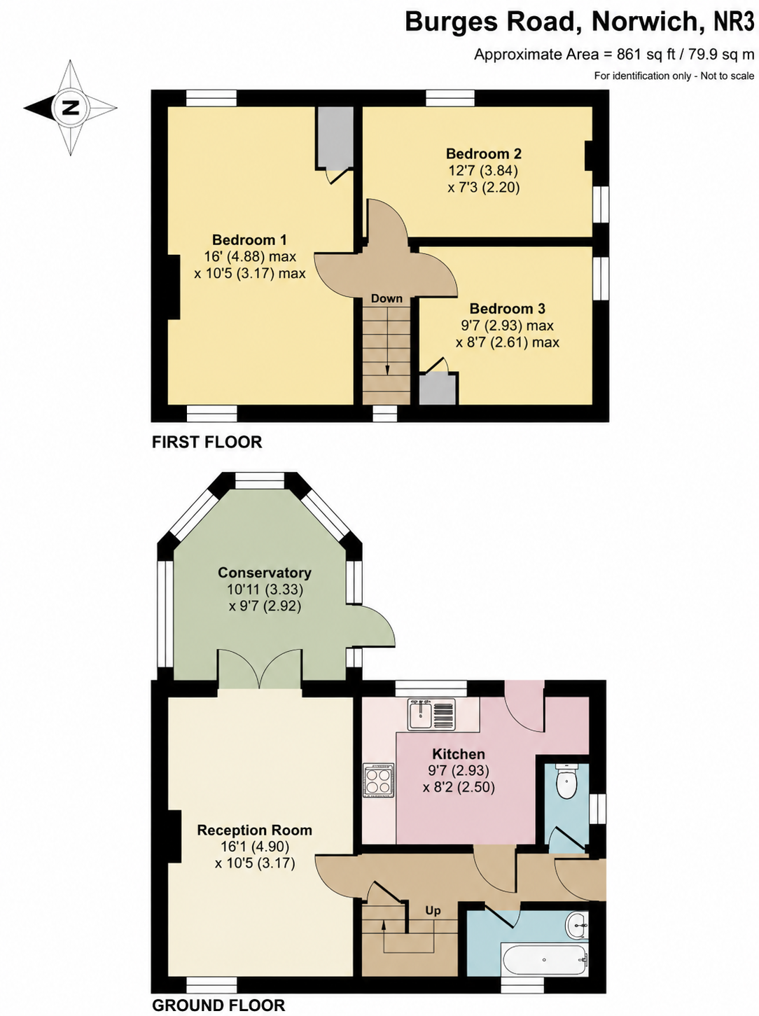 27, Burges Road, Norwich floorplan