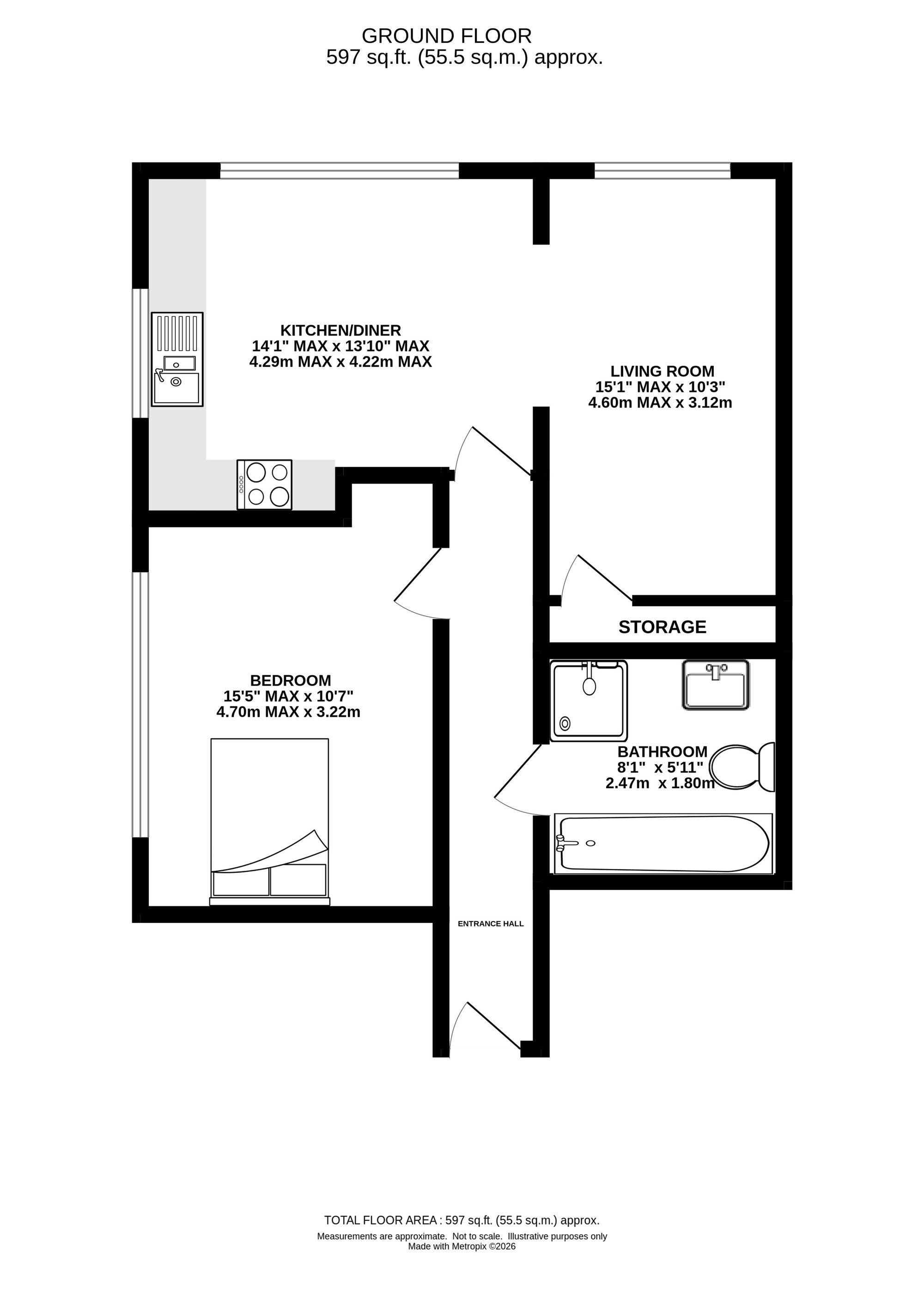 Apt 11, 2 Lawrence Road, Altrincham floorplan