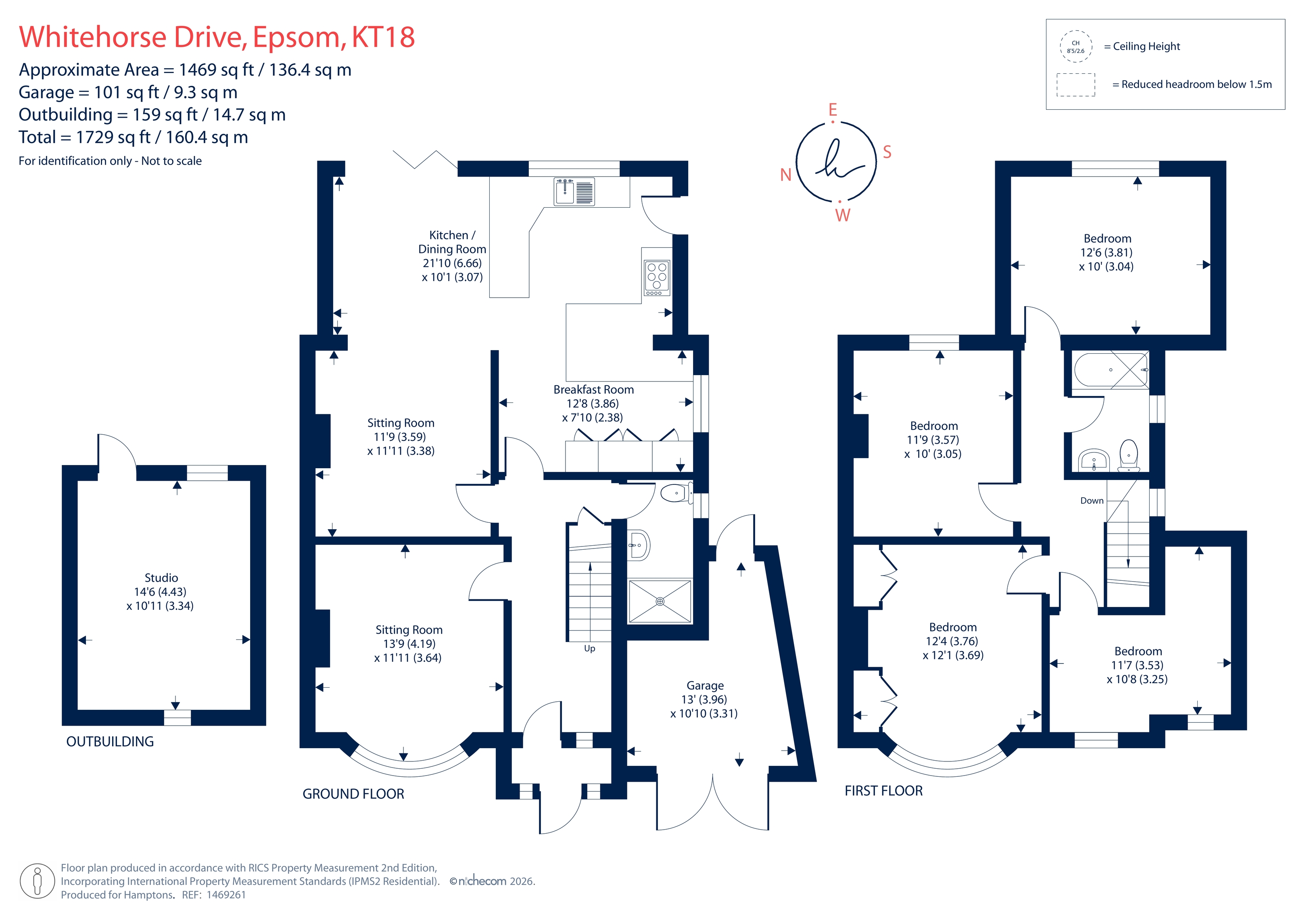 44, Whitehorse Drive, Epsom floorplan