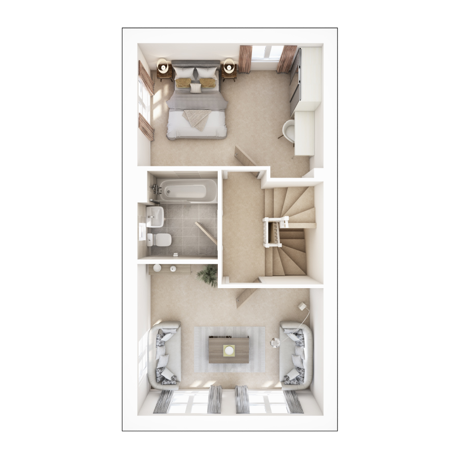 Plot 417, Thane Road, Beeston floorplan