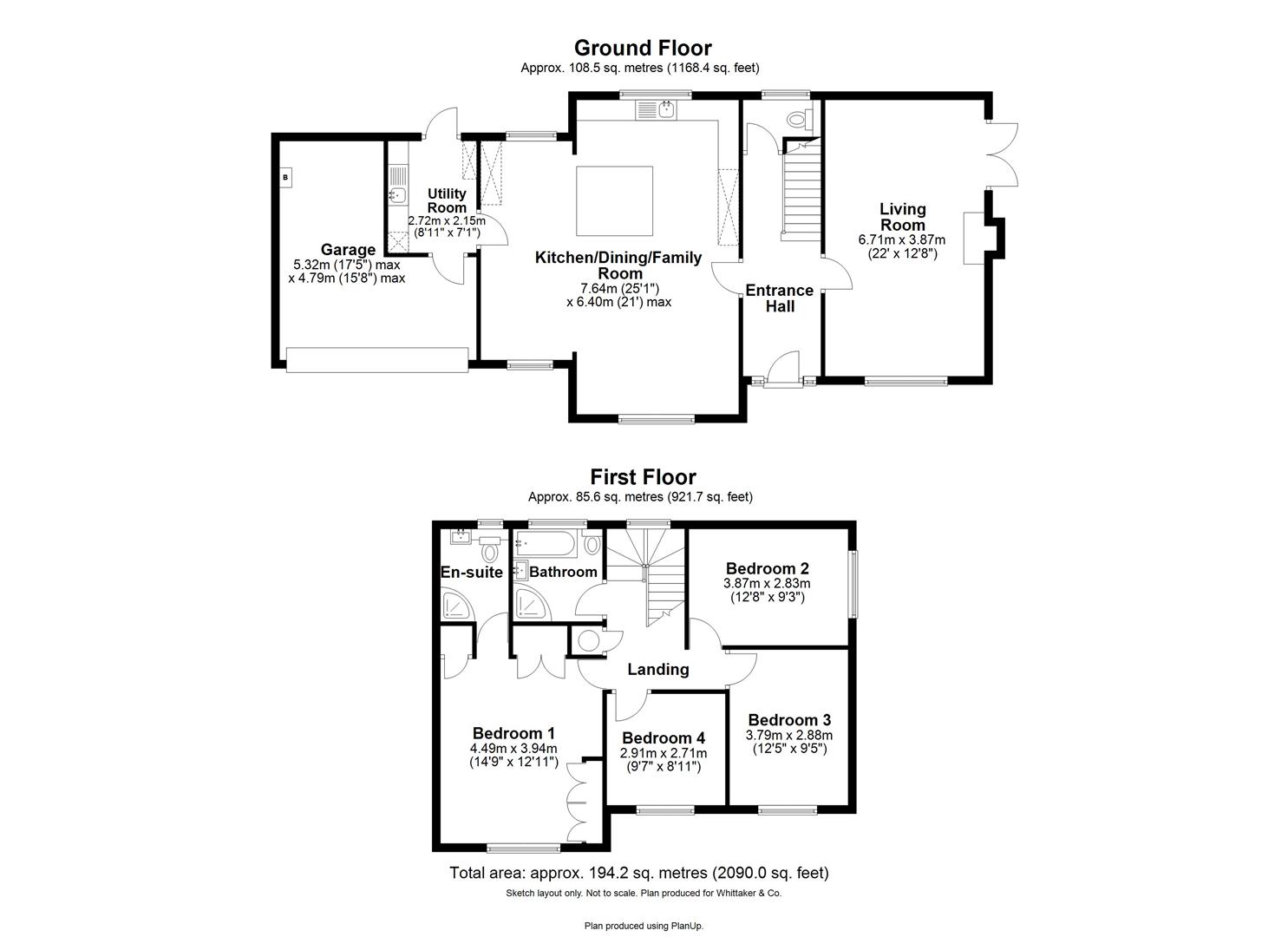 20, Lybury Lane, St. Albans floorplan