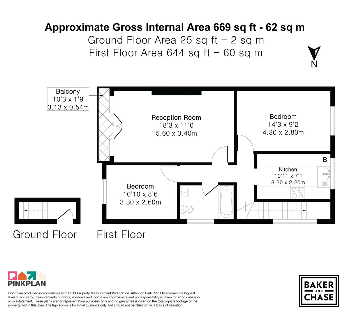12, Hermitage Close, Enfield floorplan