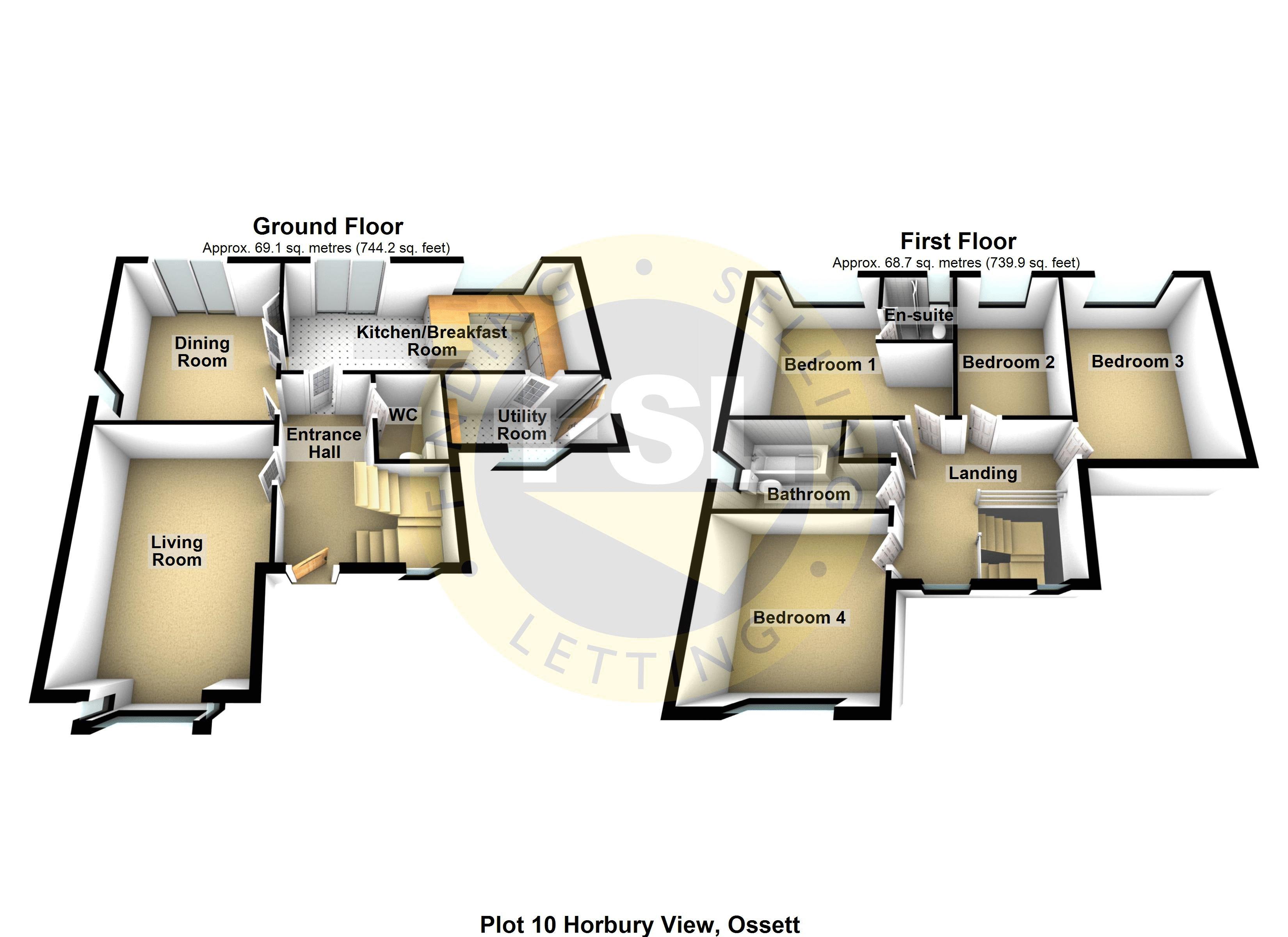New home, 4 bed detached house for sale in Horbury Road, Ossett WF5
