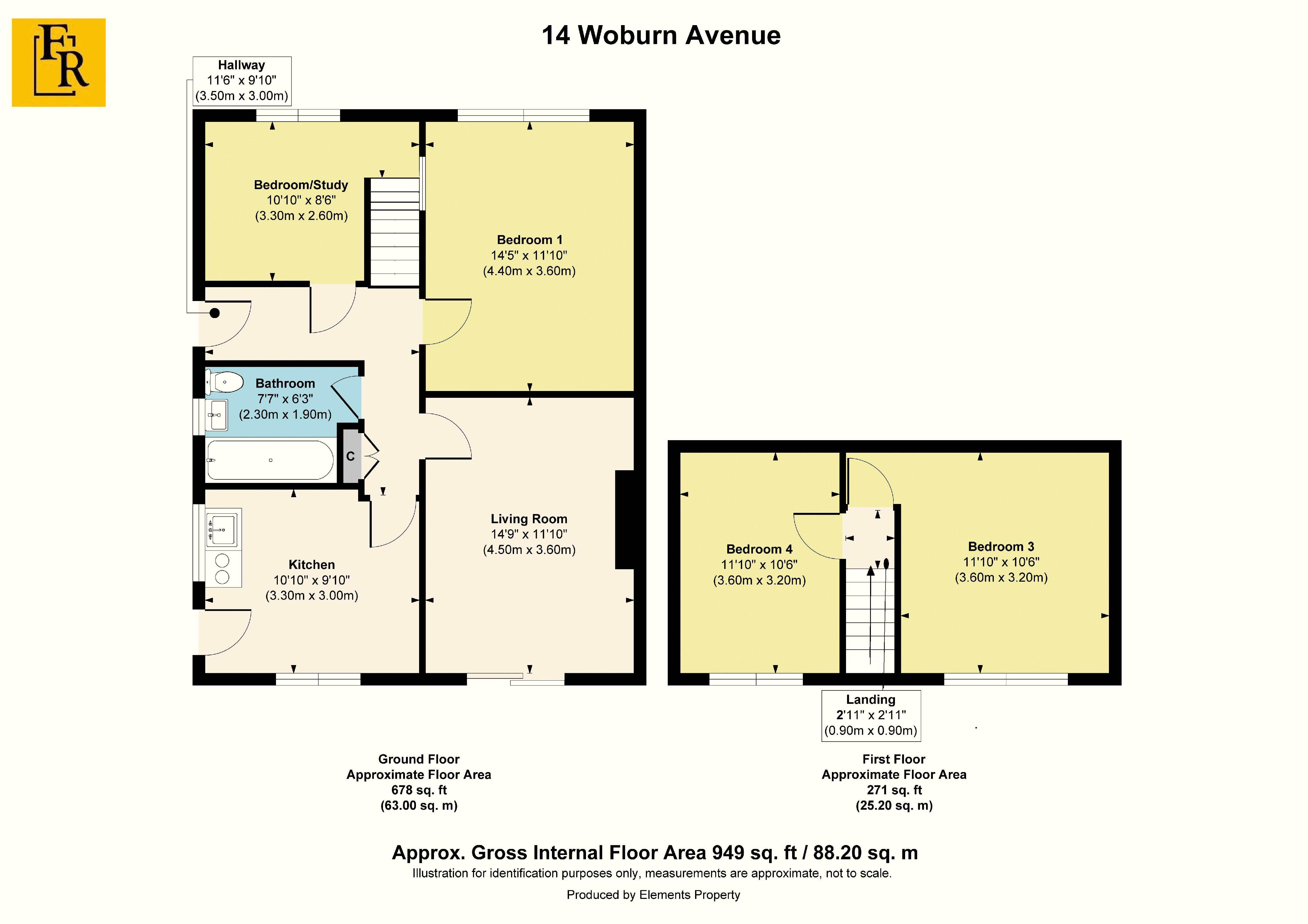 14, Woburn Avenue, Newton-Le-Willows floorplan