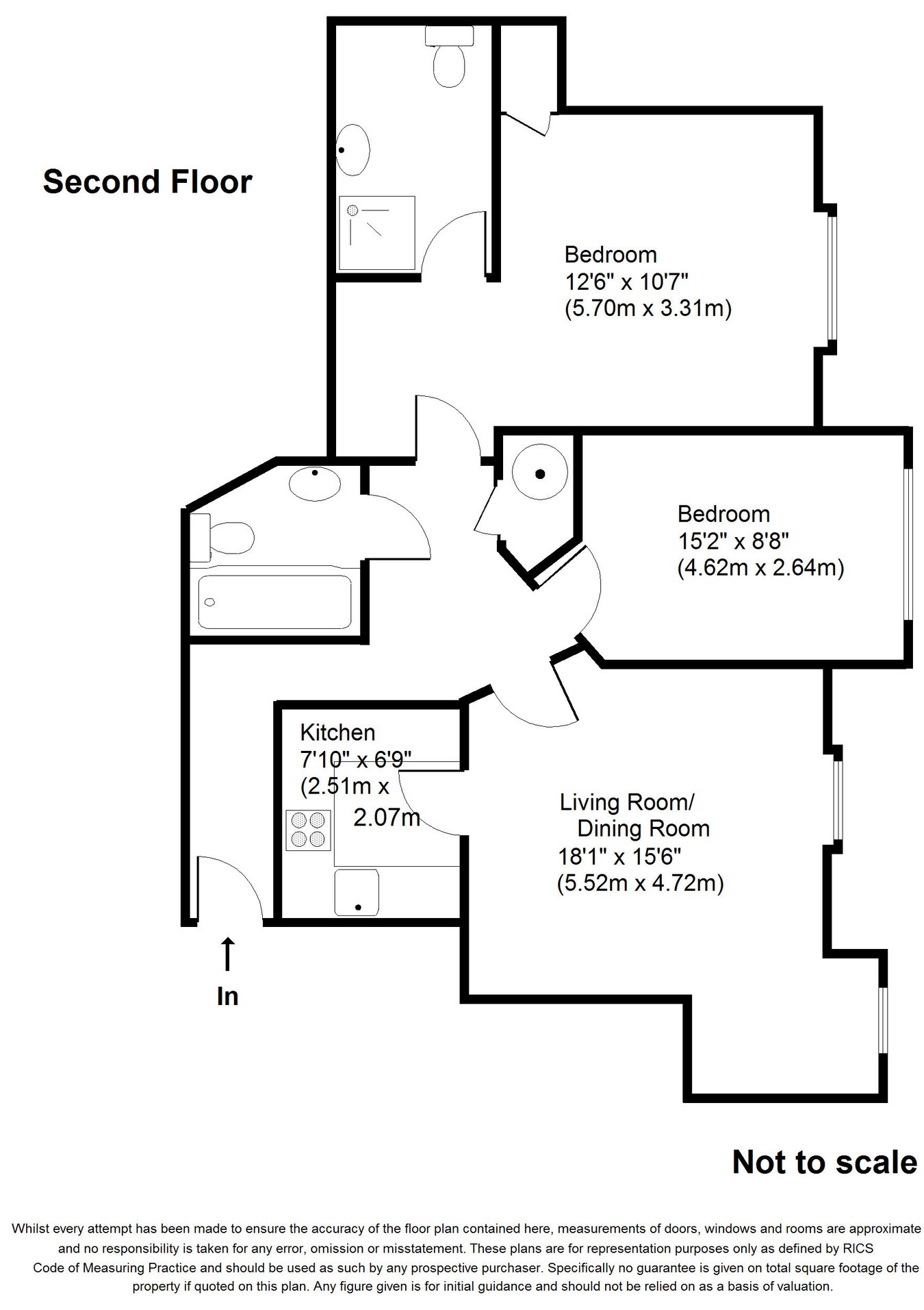 12 Oakland Grange, Sidney Road, Walton-on-Thames floorplan