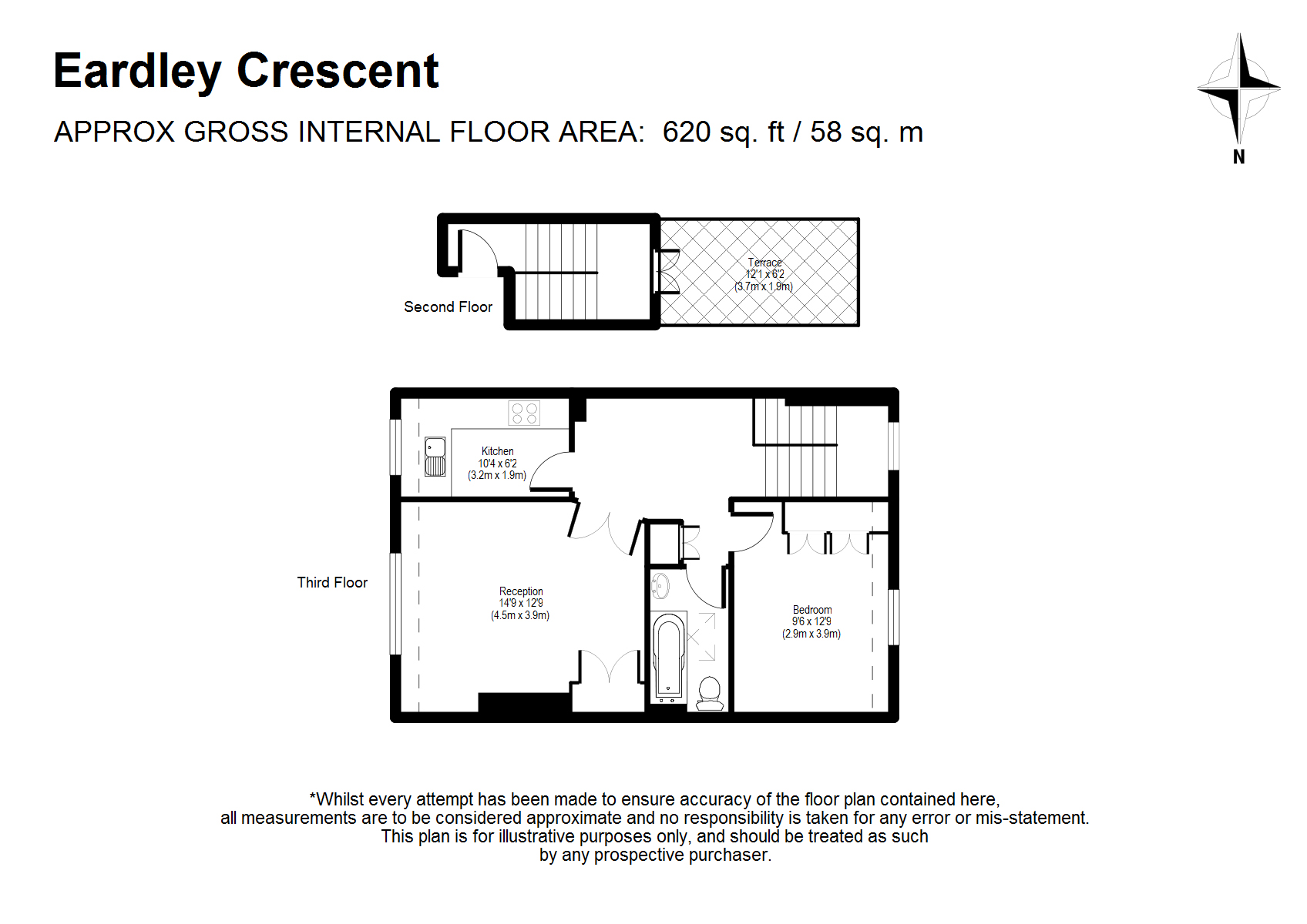 1 Bedrooms Flat to rent in Eardley Crescent, Earls Court SW5