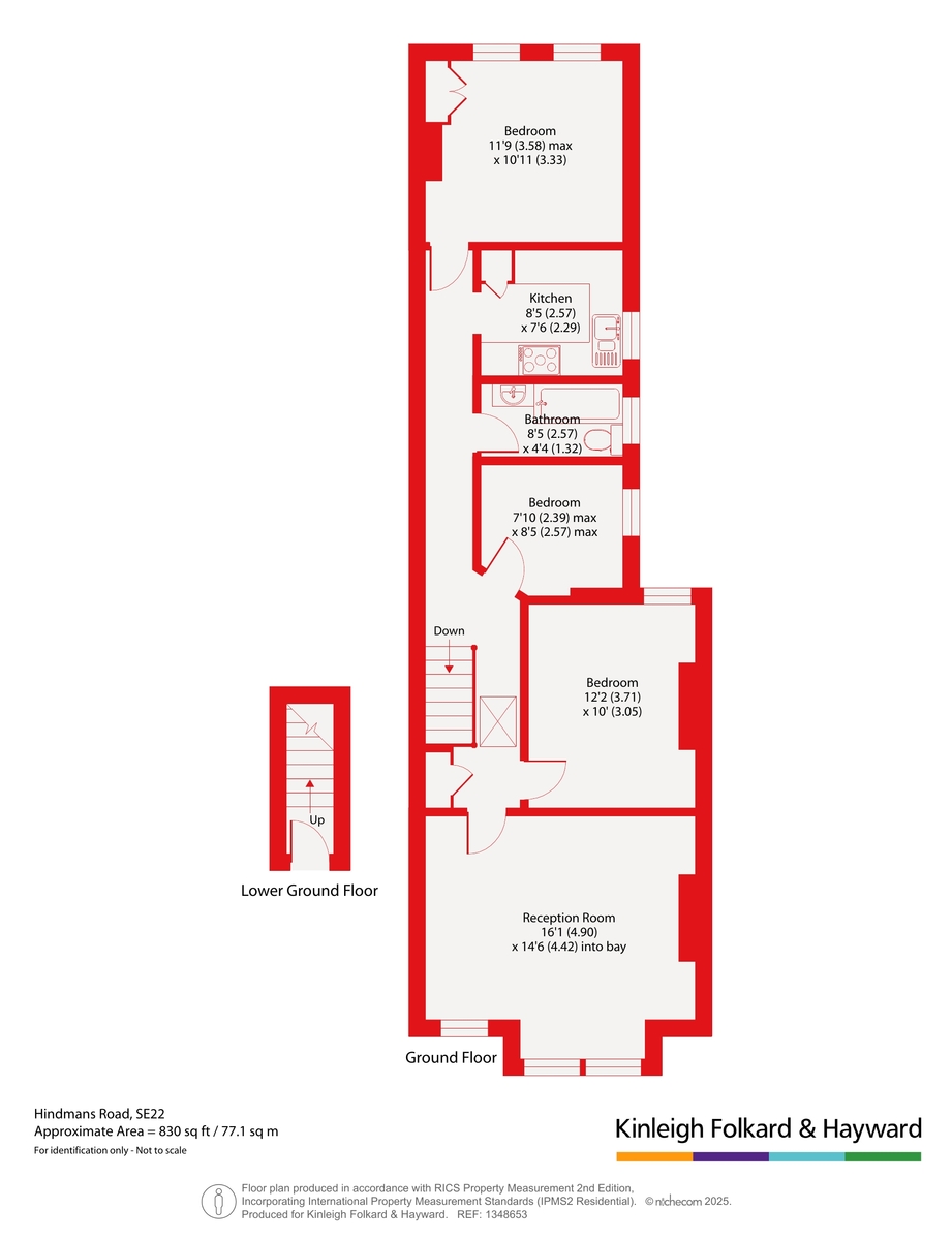 19a, Hindmans Road, London floorplan