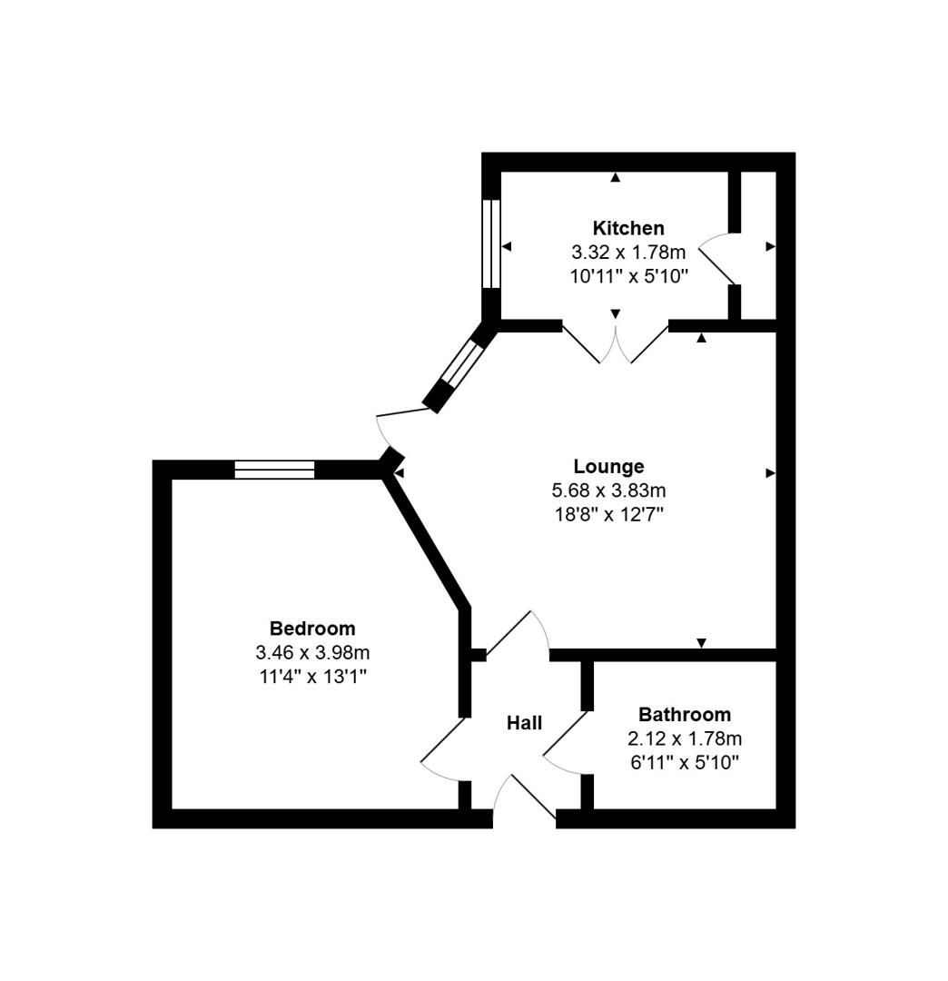 Flat 31, Brunel Court,, 4 Harbour Road, Bristol floorplan