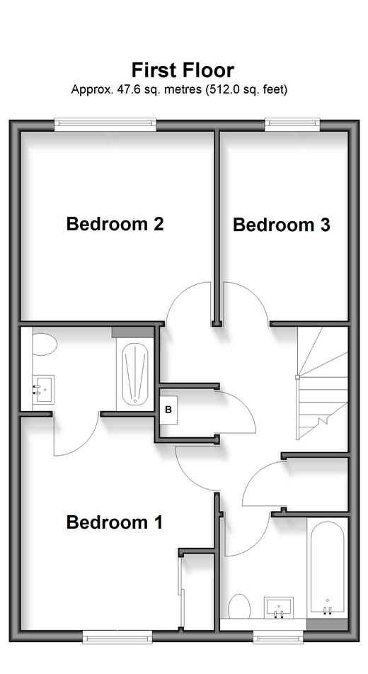 The Weavers, Headcorn floorplan