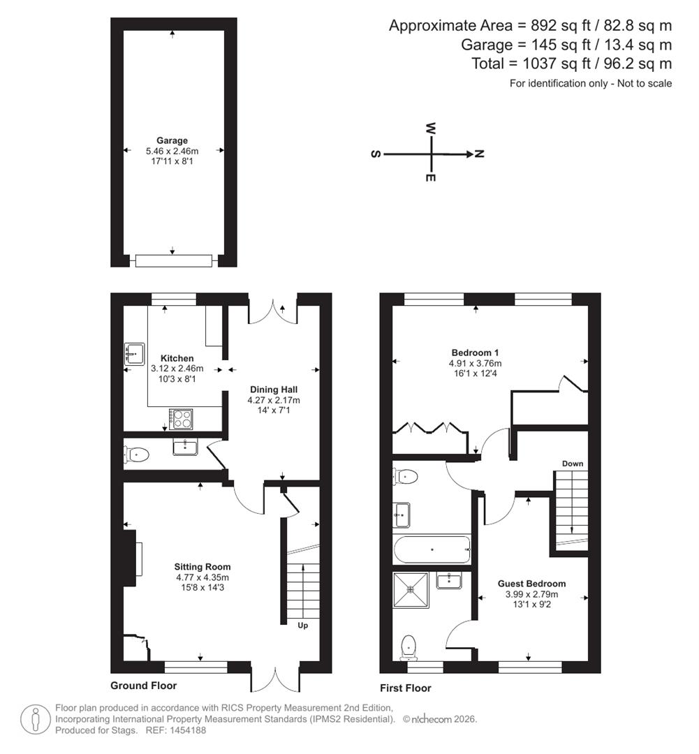 9 Brettingham Court, Hinton St George, Hinton St. George floorplan