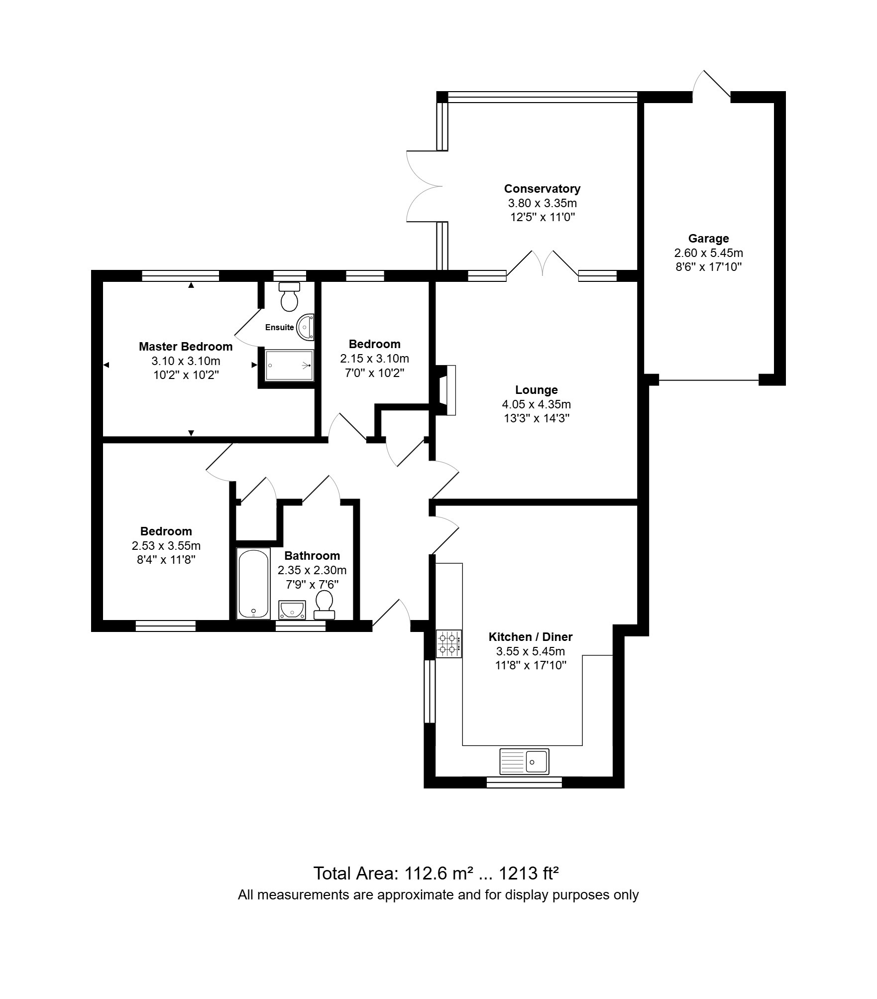 3, Foxglove Walk, King's Lynn floorplan