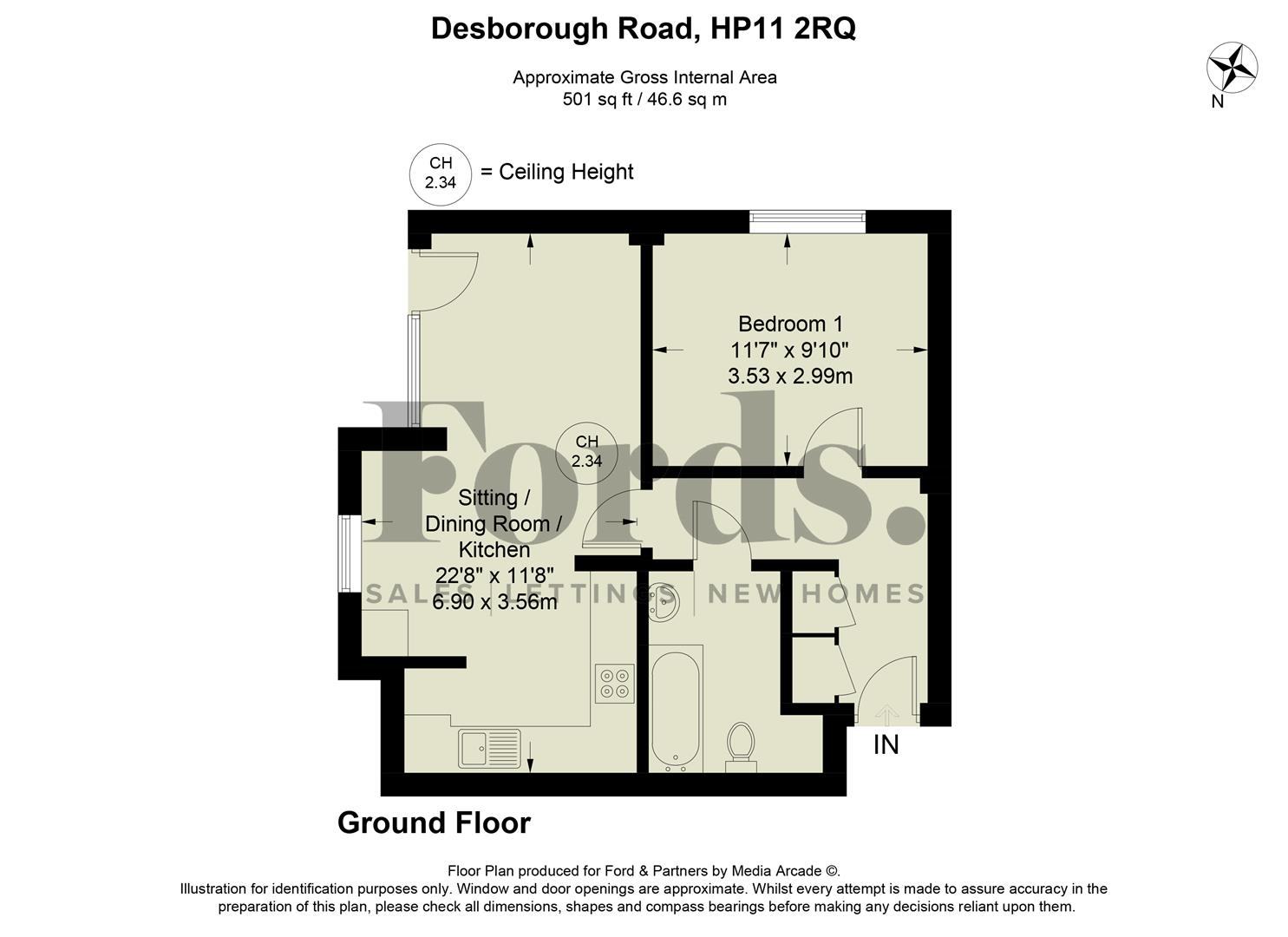 Flat 21, Guildmaster Court, Desborough Road, High Wycombe floorplan