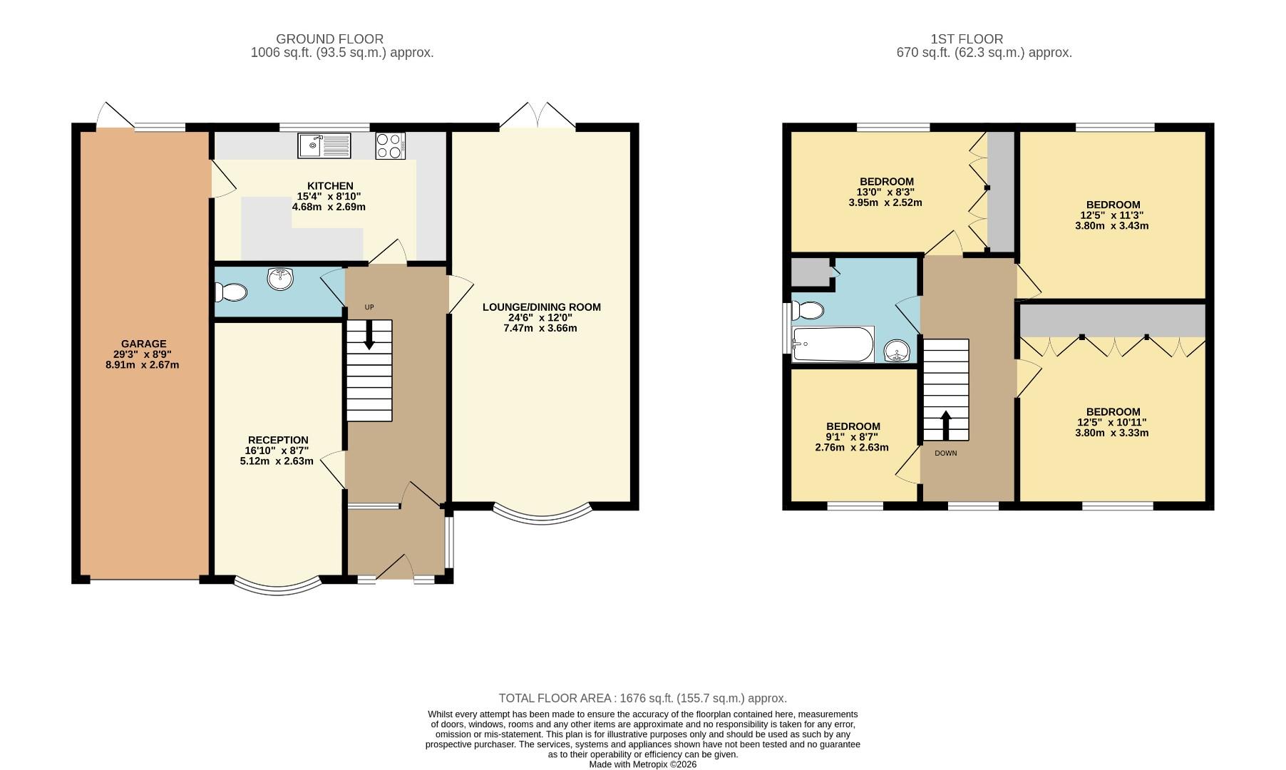 11, St. Marys Glebe, Dunstable floorplan