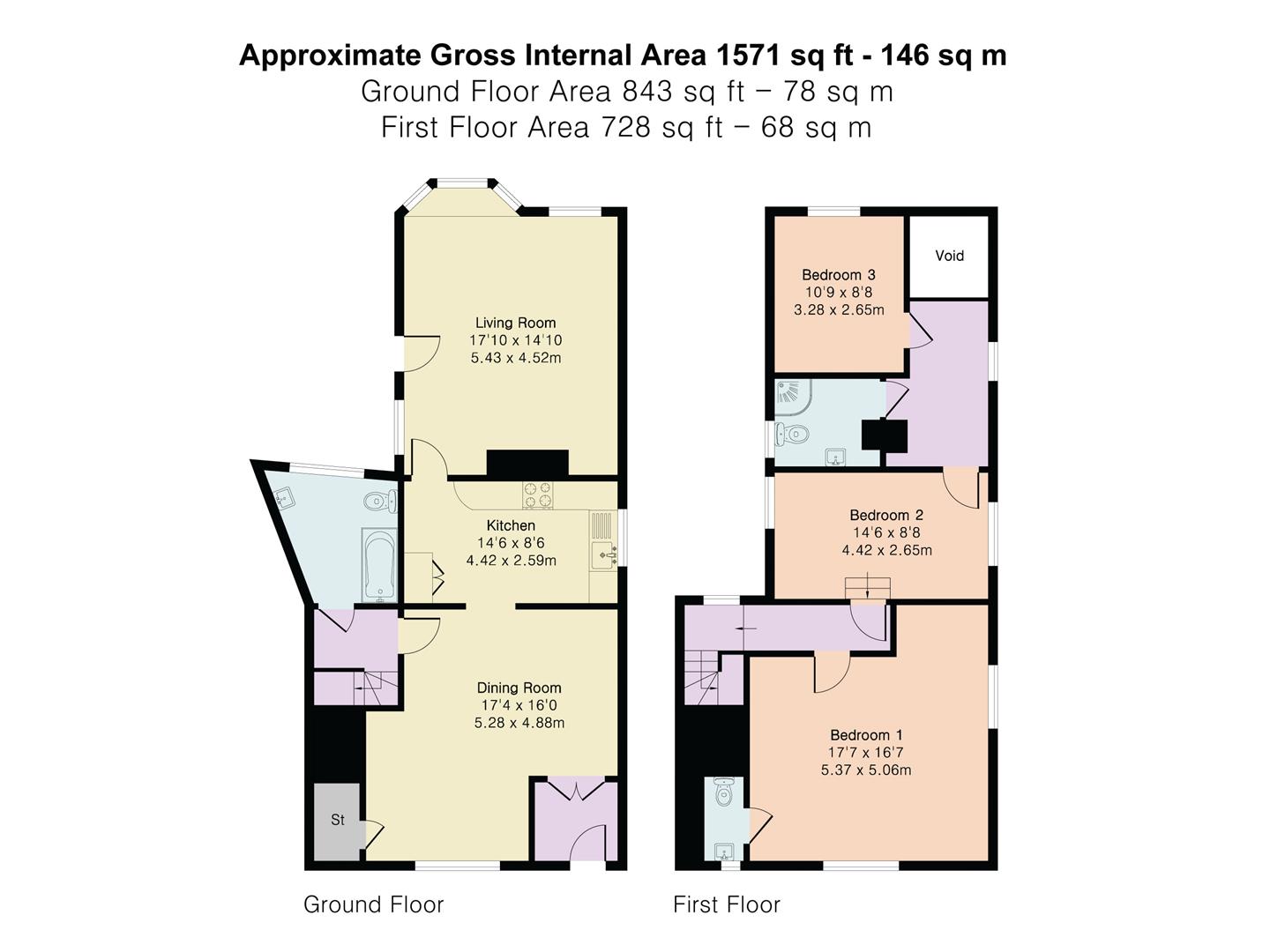 Timbers, Buntingford floorplan