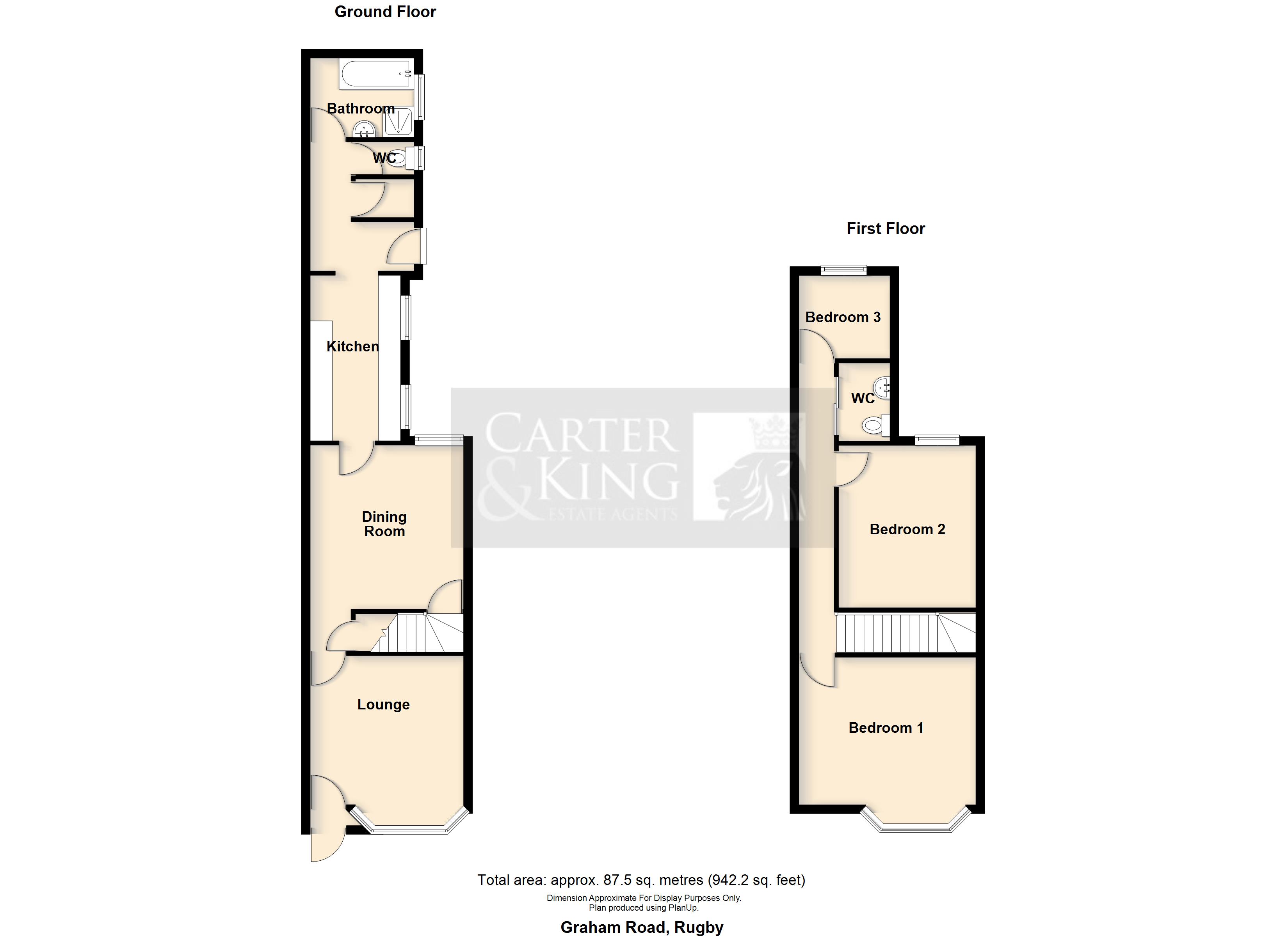 45, Graham Road, Rugby floorplan