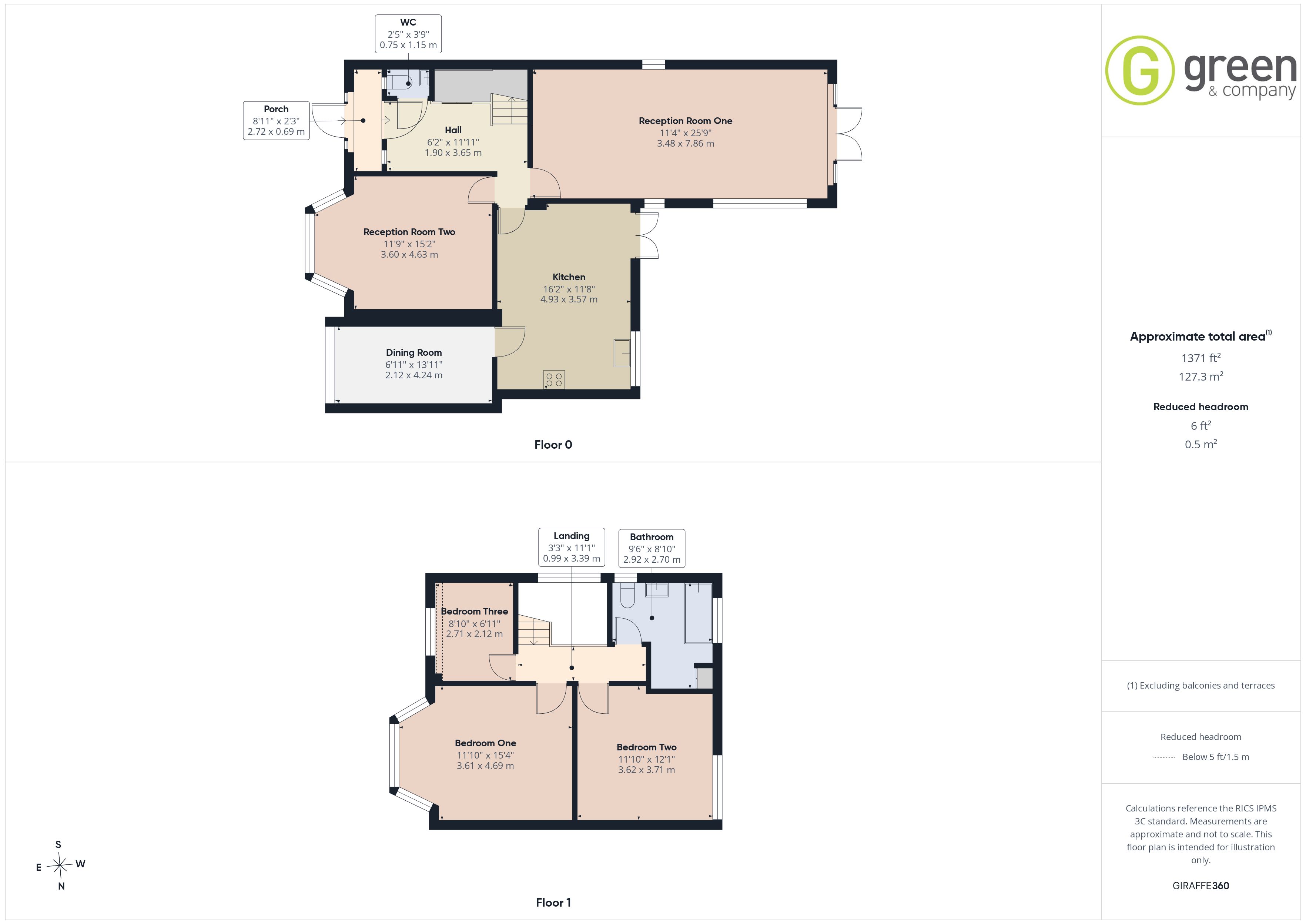 12, Red House Road, Birmingham floorplan