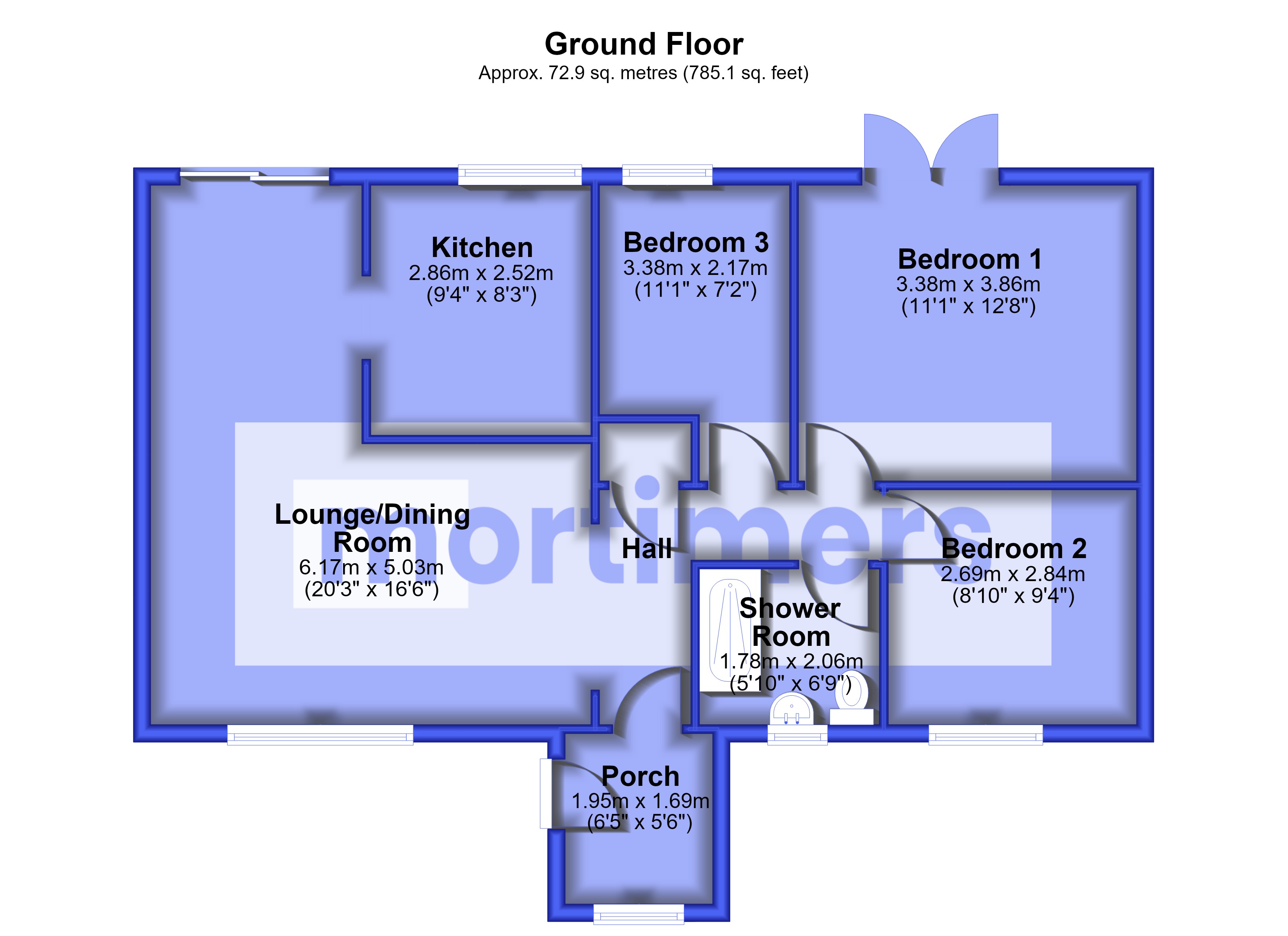 Green Haworth View, Accrington floorplan