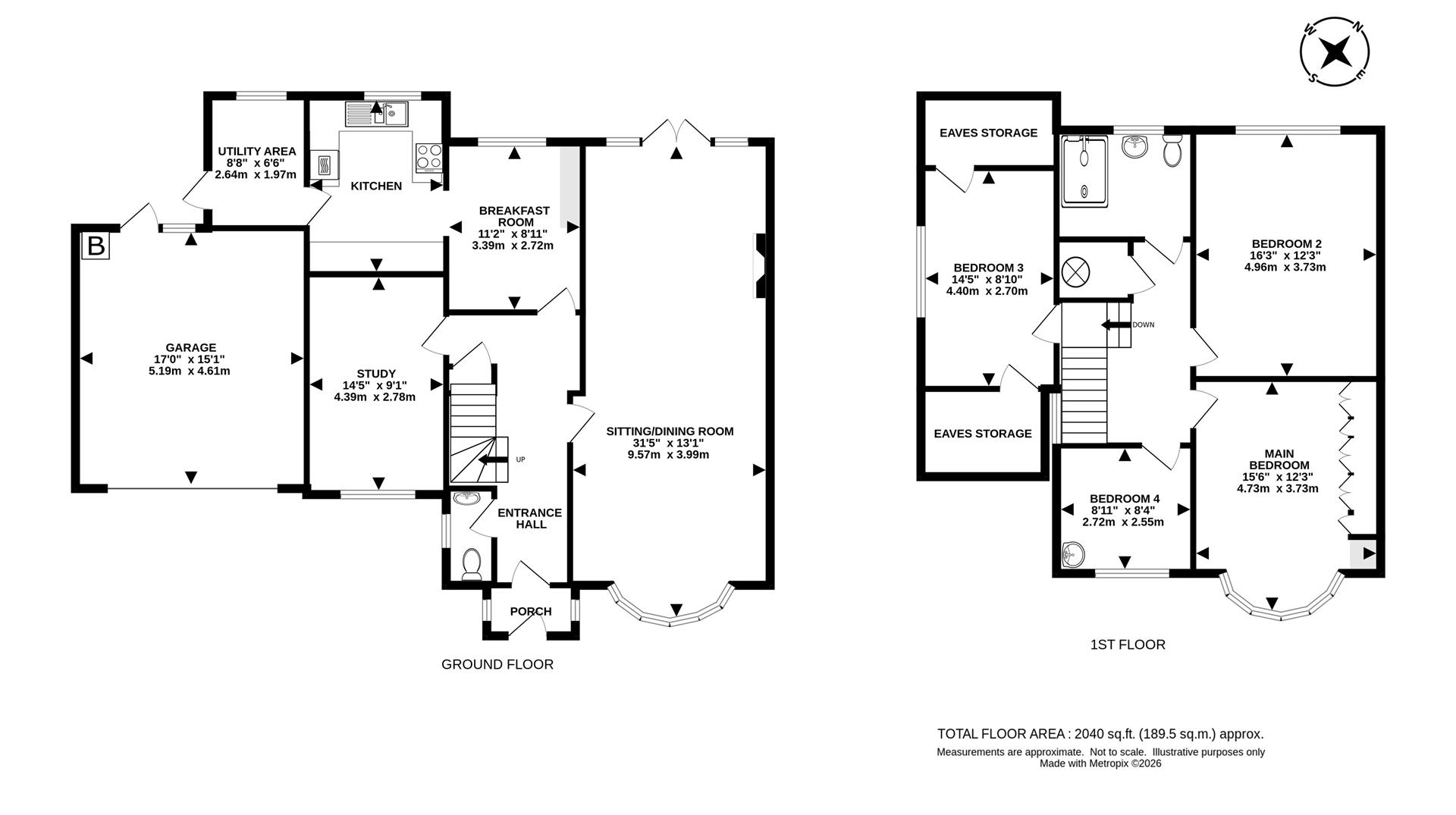 Littlewood, 72, The Avenue, Tadworth floorplan