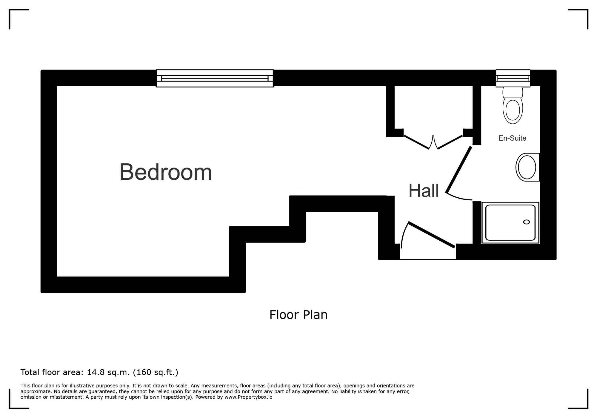 Room 6, 26 Smalls Mead, Crawley floorplan
