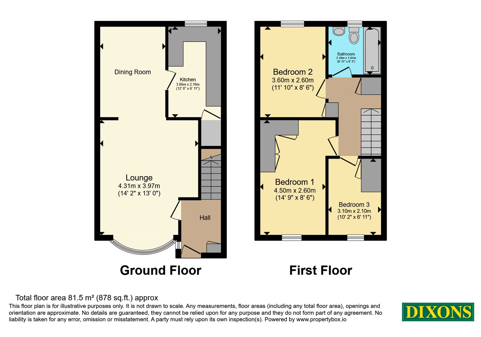 22, Hubert Croft, West Midlands floorplan