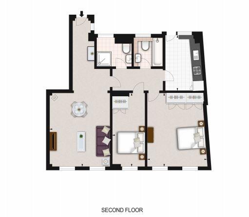 Pelham Court, 39, London floorplan