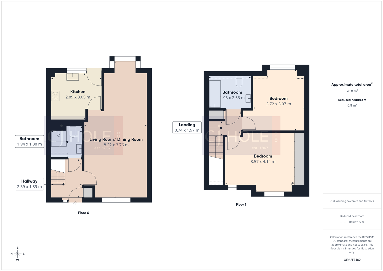 4, Courville Close, Bristol floorplan
