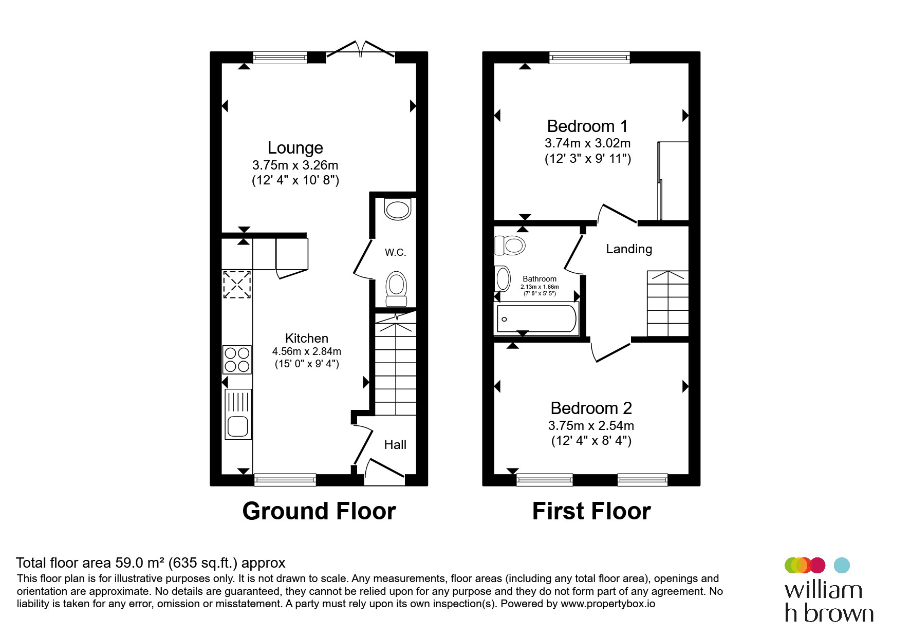 25, Whitworth Lane, Rotherham floorplan