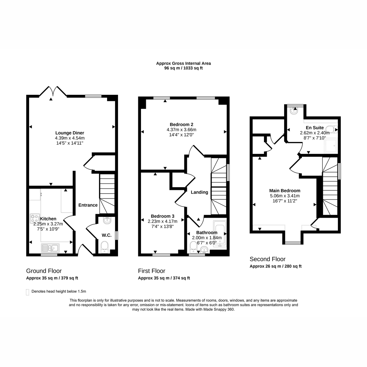 7, Bunting Close, Hemel Hempstead floorplan