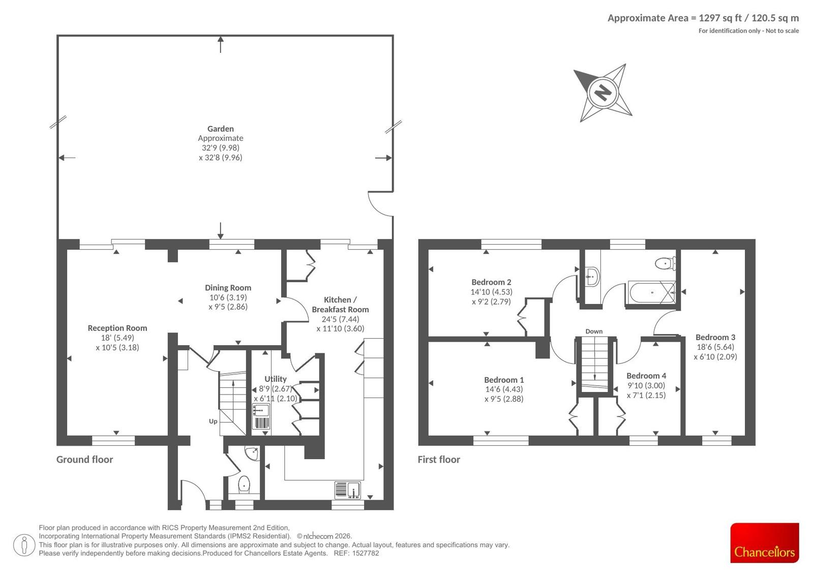 14, Hilltop Gardens, Kidlington floorplan
