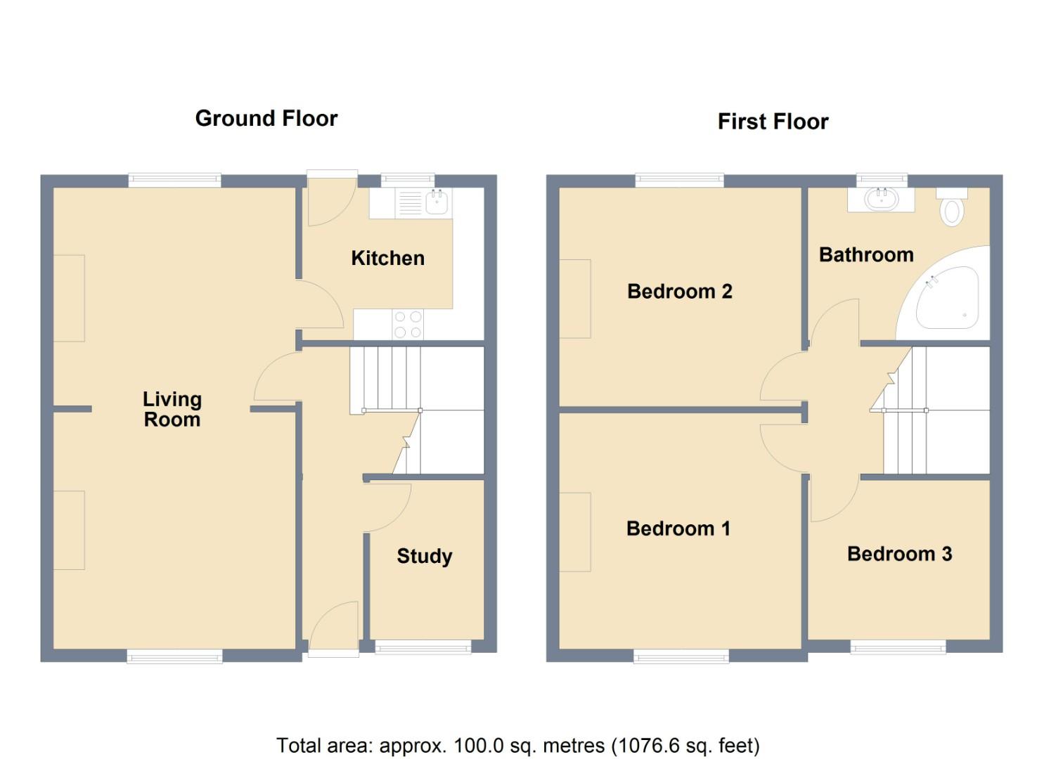 3 Northfield Cottages, Lombard Street, Dartford floorplan