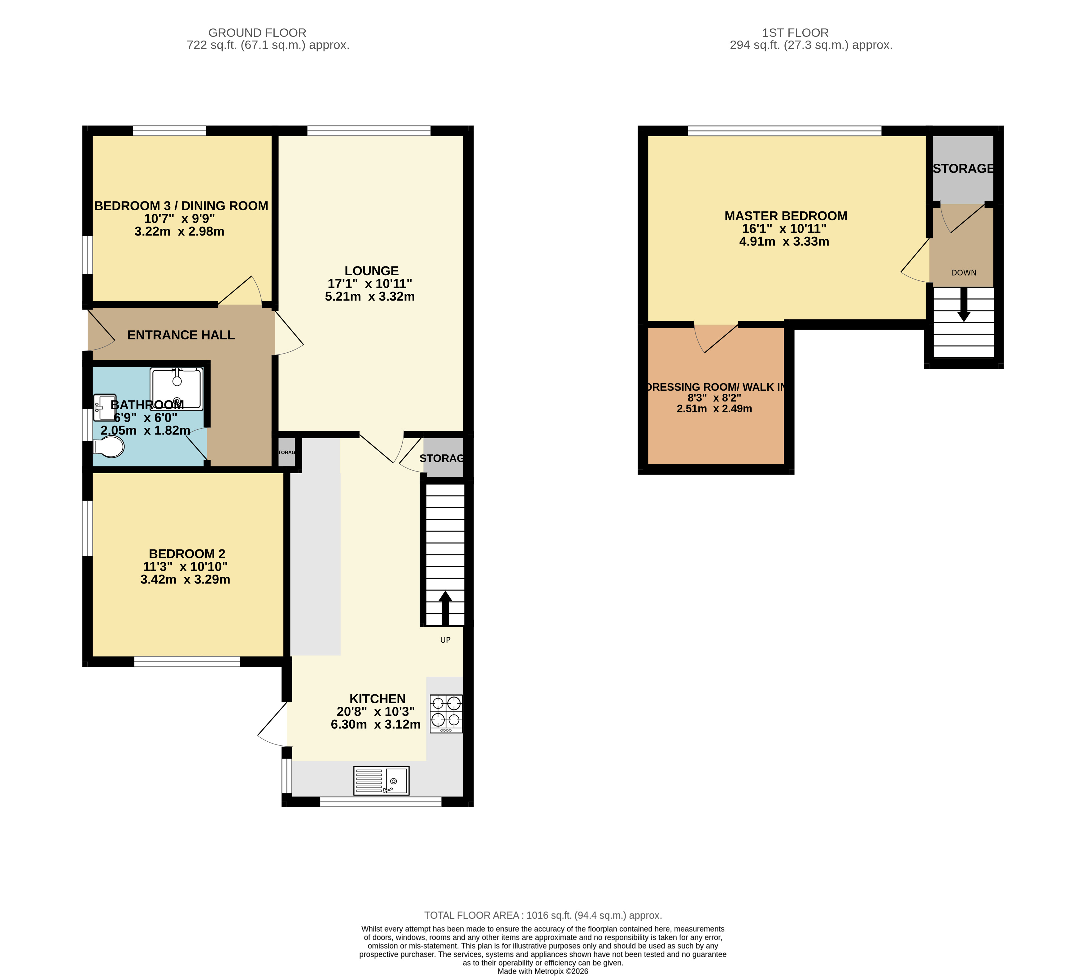 745, Windmill Lane, Manchester floorplan