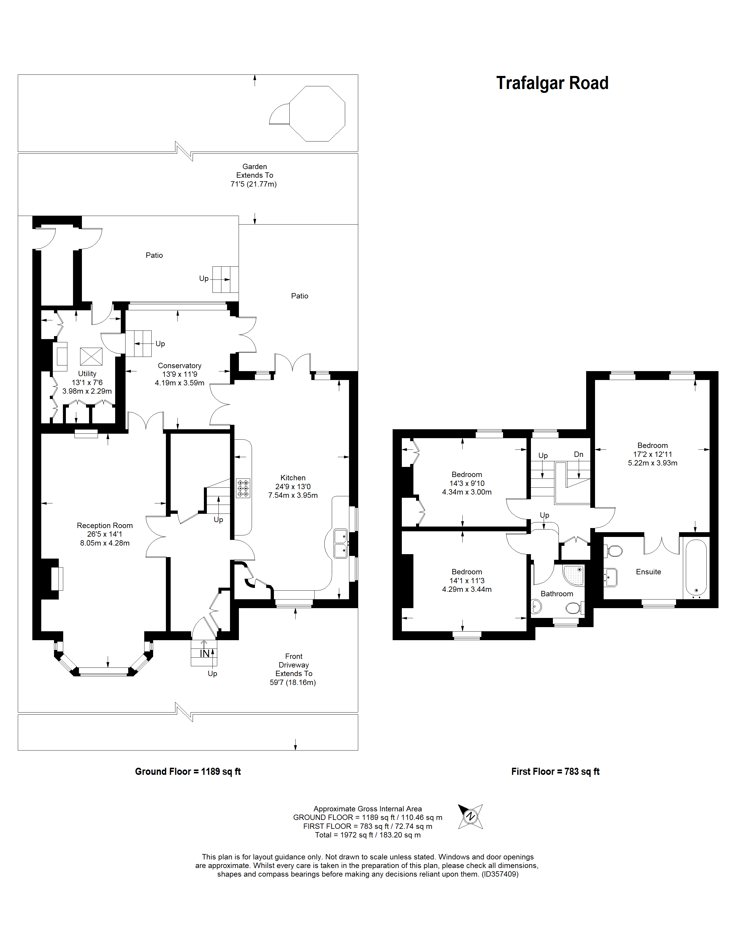 3 Bedrooms Semi-detached house for sale in Trafalgar Road, Twickenham TW2