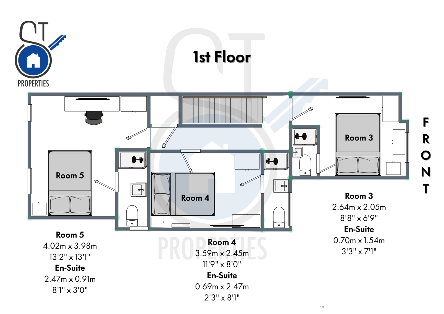 Room 4, 36, Barthomley Road, Stoke-On-Trent floorplan