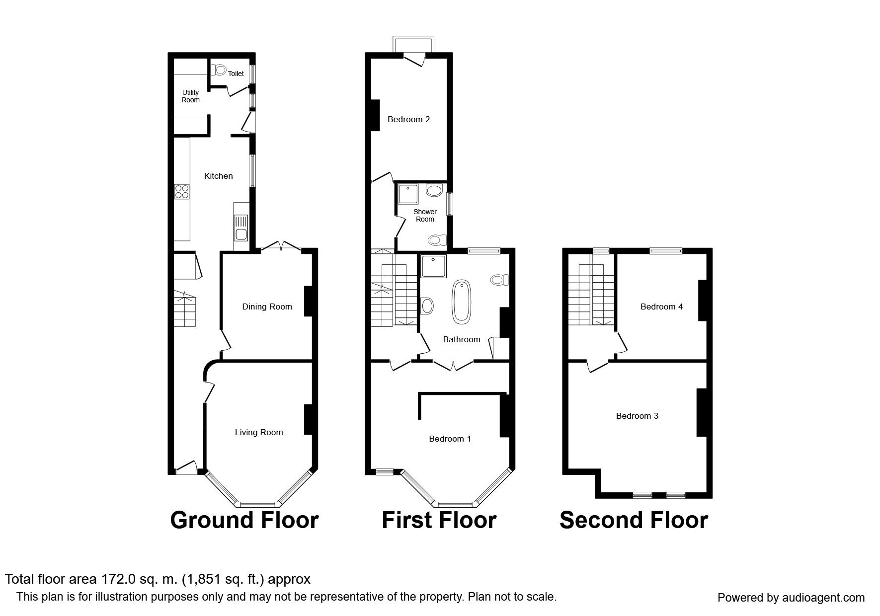 4 Bedrooms Terraced house for sale in St. Peters Road, St. Leonards-On-Sea TN37