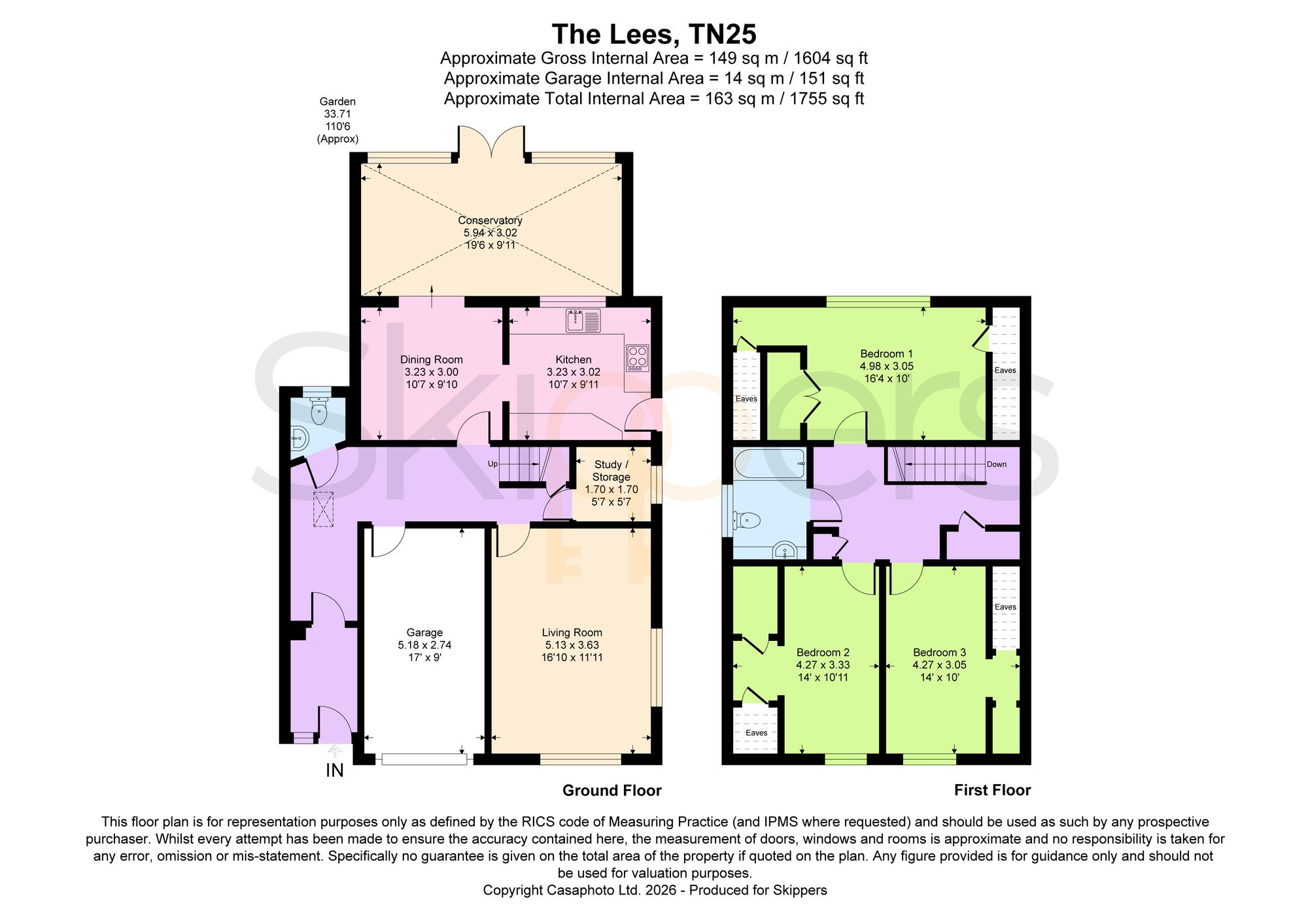 Anderida The Lees, Ashford floorplan