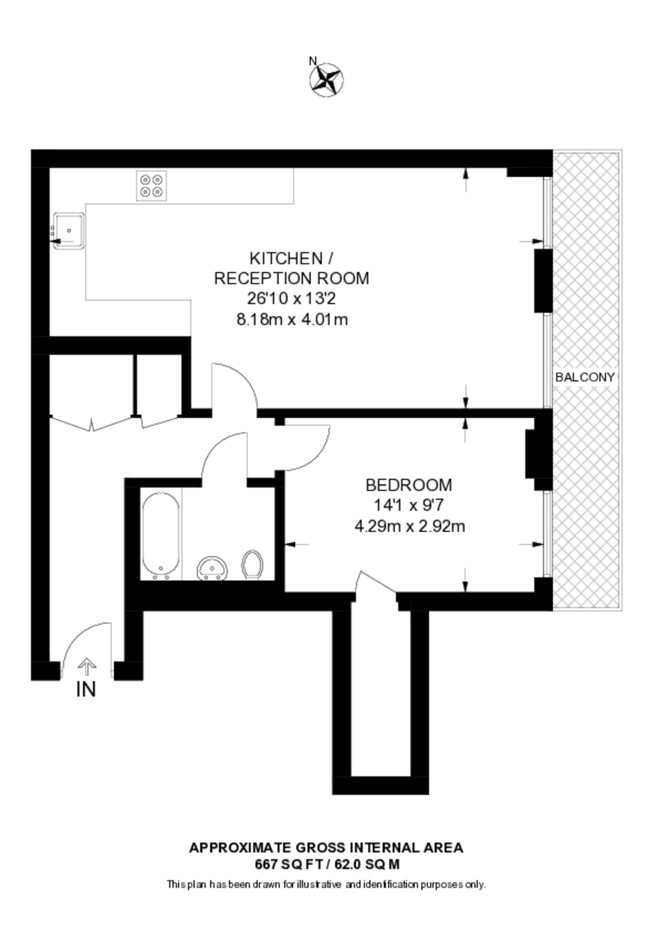 Rowe Lane, Hackney floorplan
