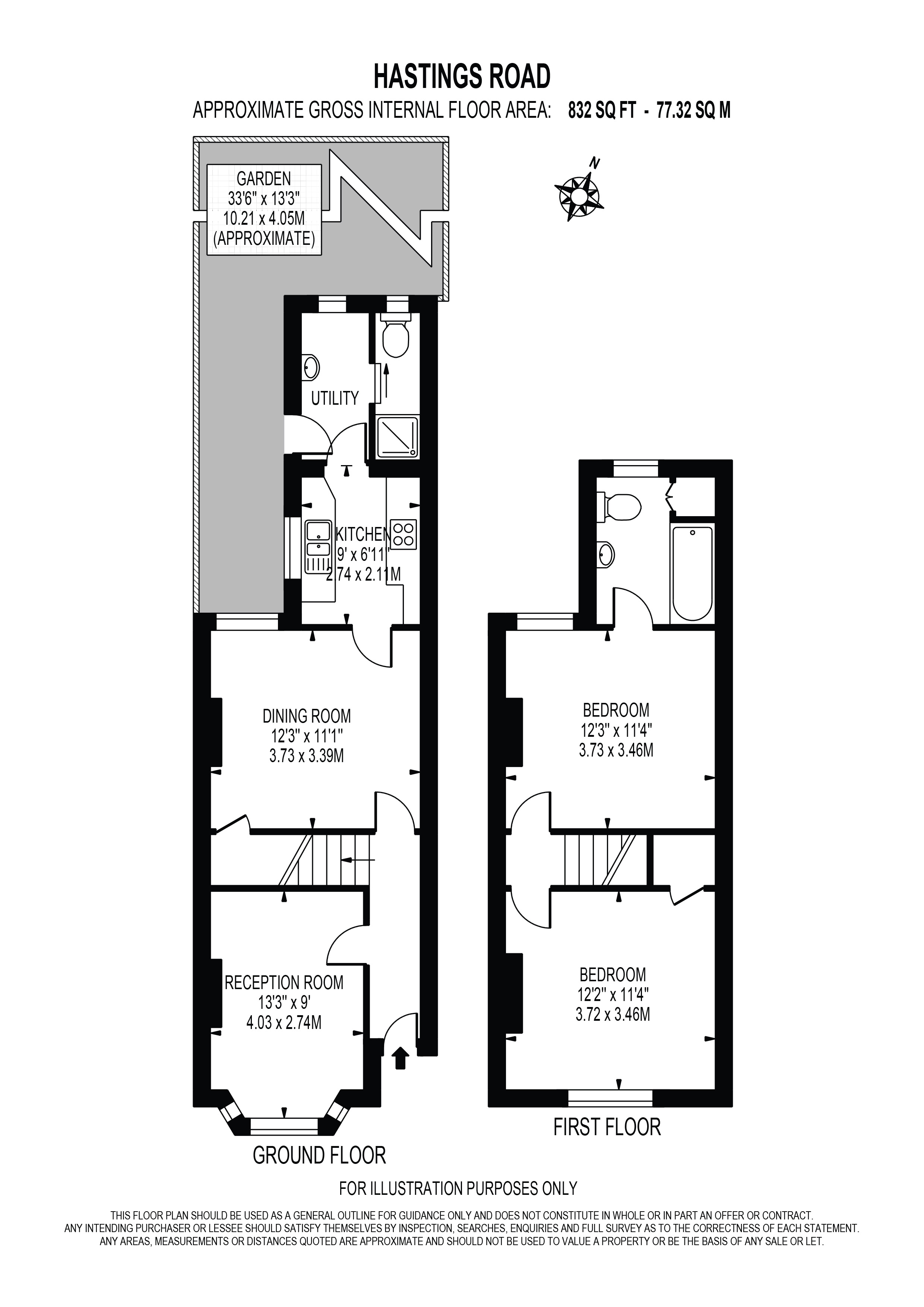 Hastings Road, Surrey floorplan