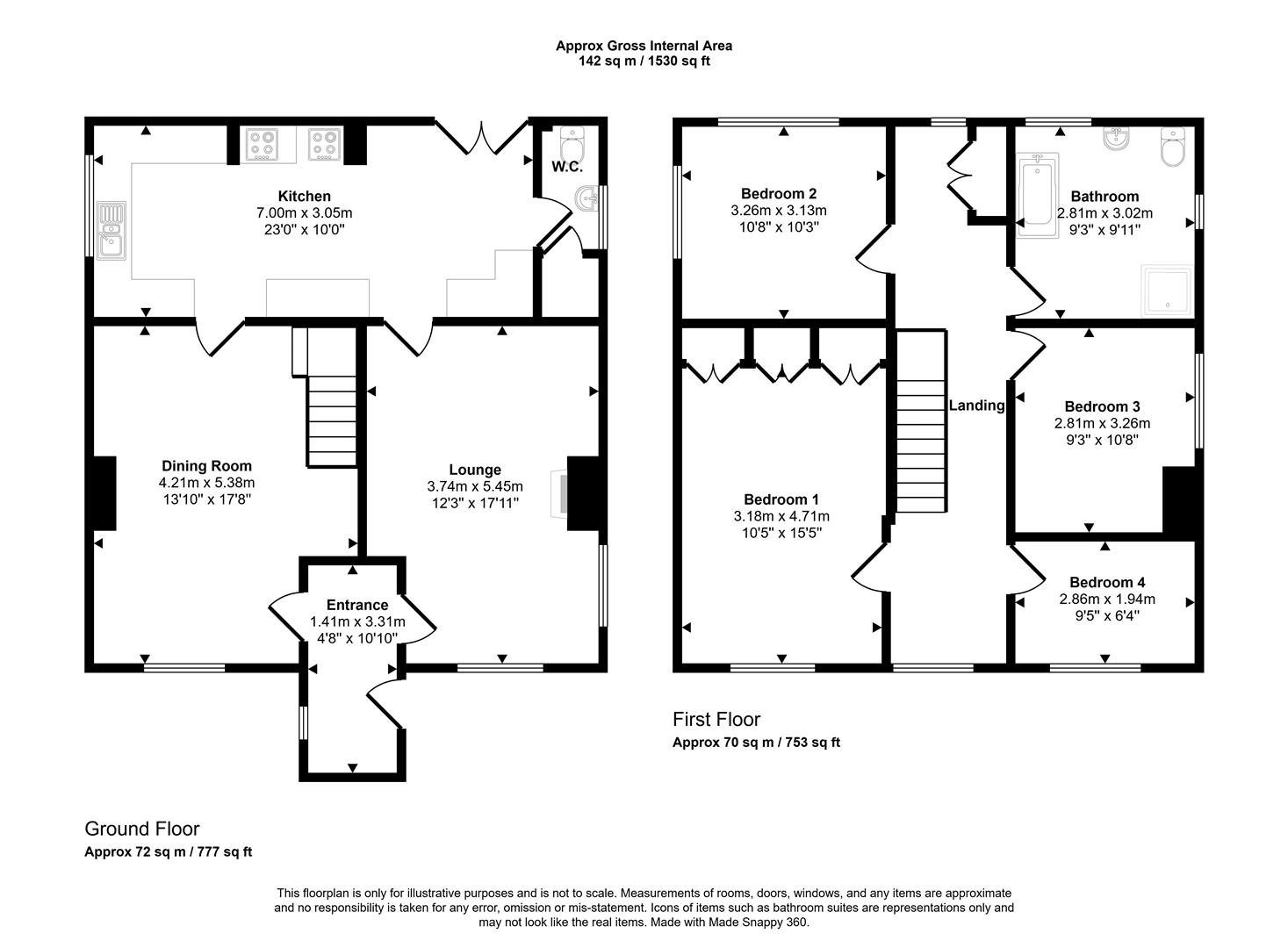 Ty Siriol, Cilwenen Hill, Dinas Cross Newport floorplan