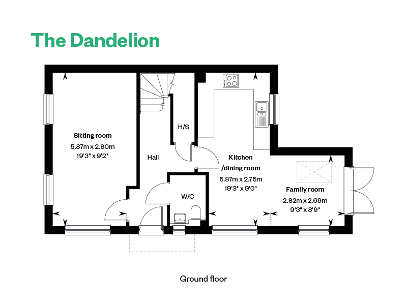 45, Graves Paddock (Off Bates Avenue), Arlesey, Sg15 6Sz floorplan