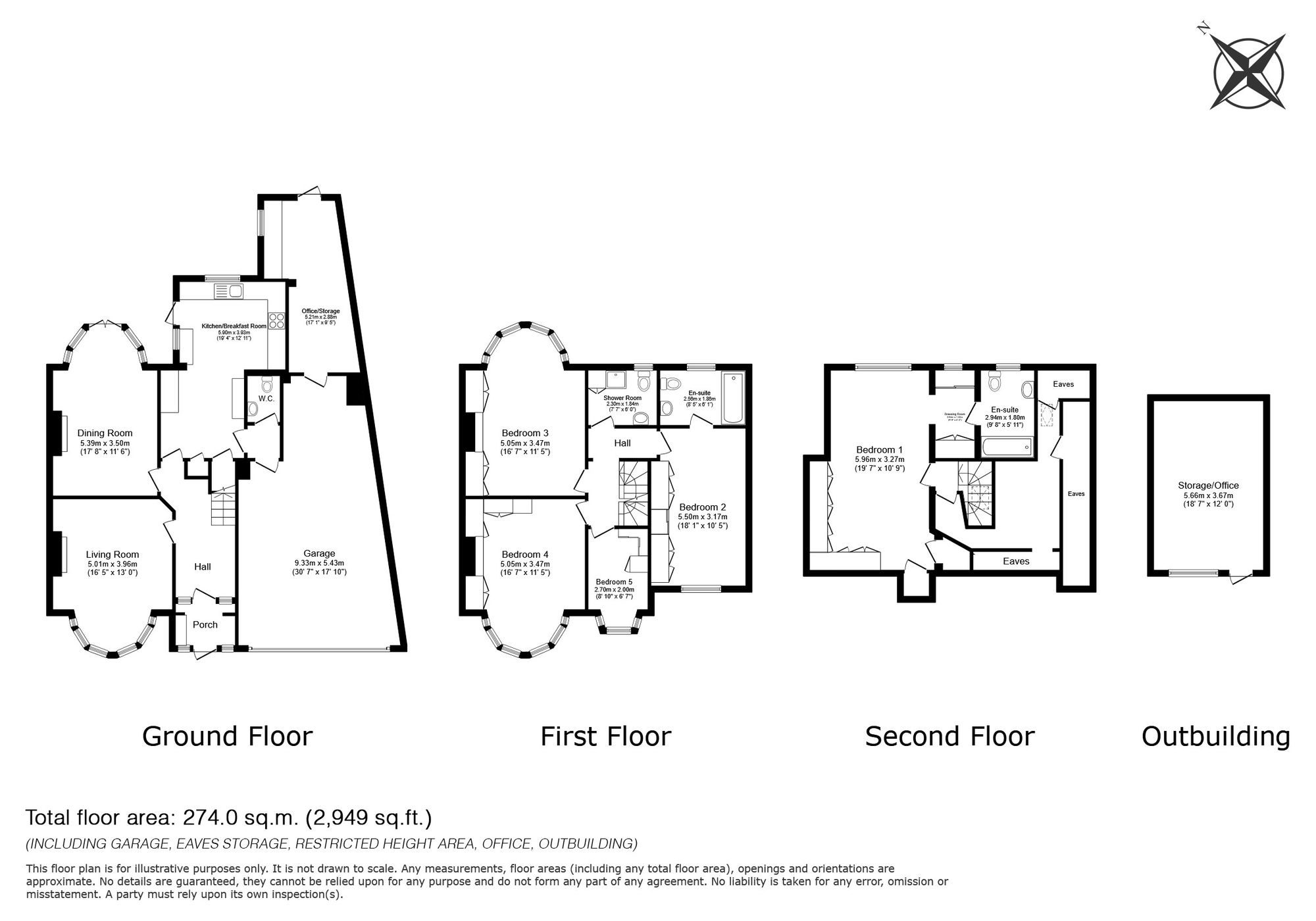 2 Lady Hay, Worcester Park floorplan