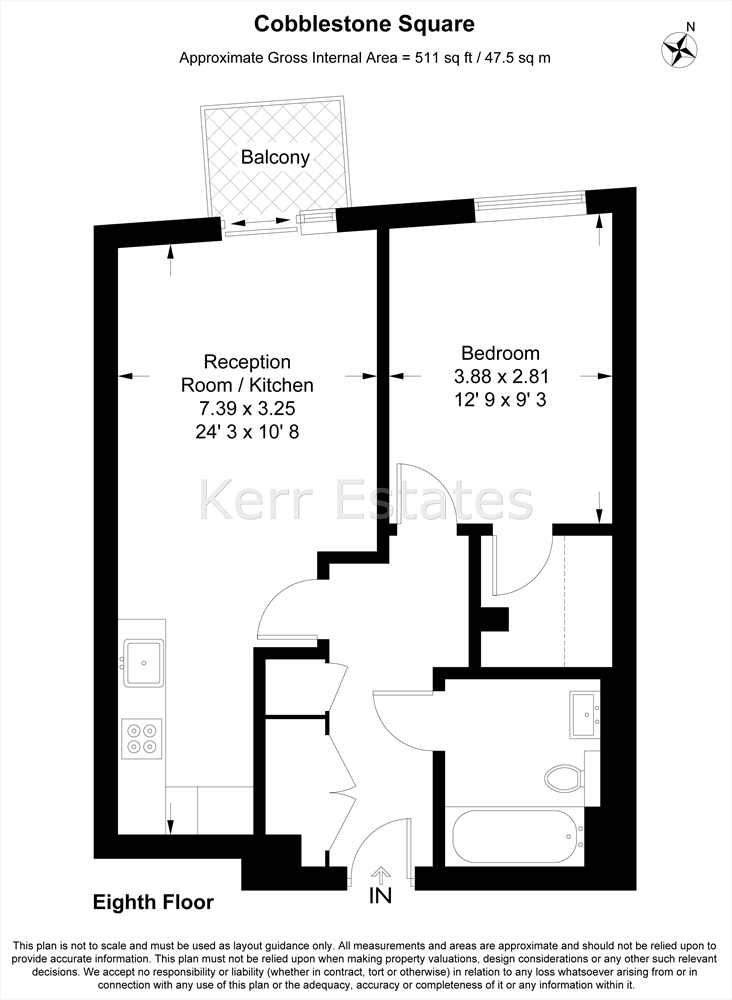 Cobblestone Square, Greater London floorplan