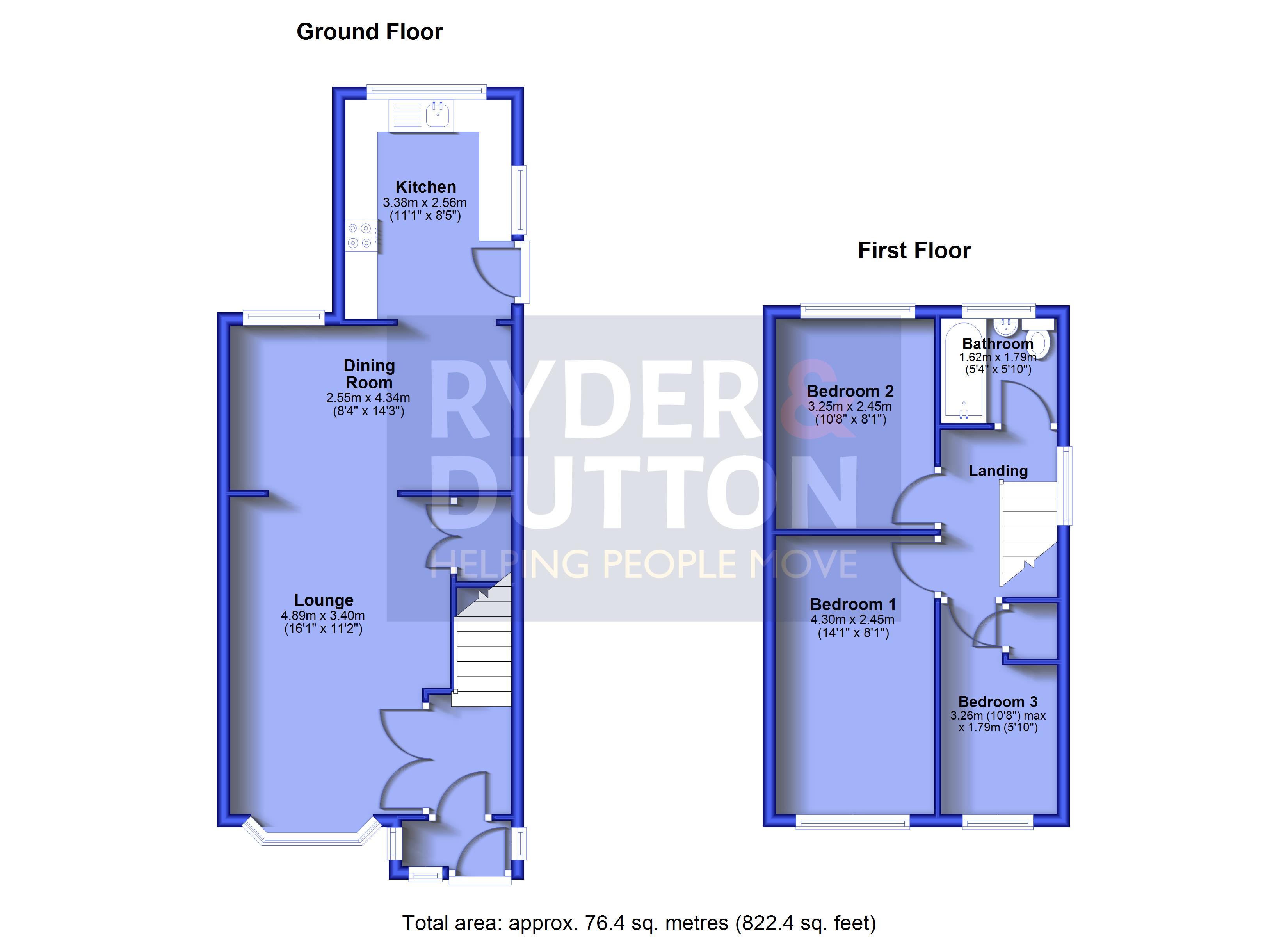 118, The Fairway, Manchester floorplan
