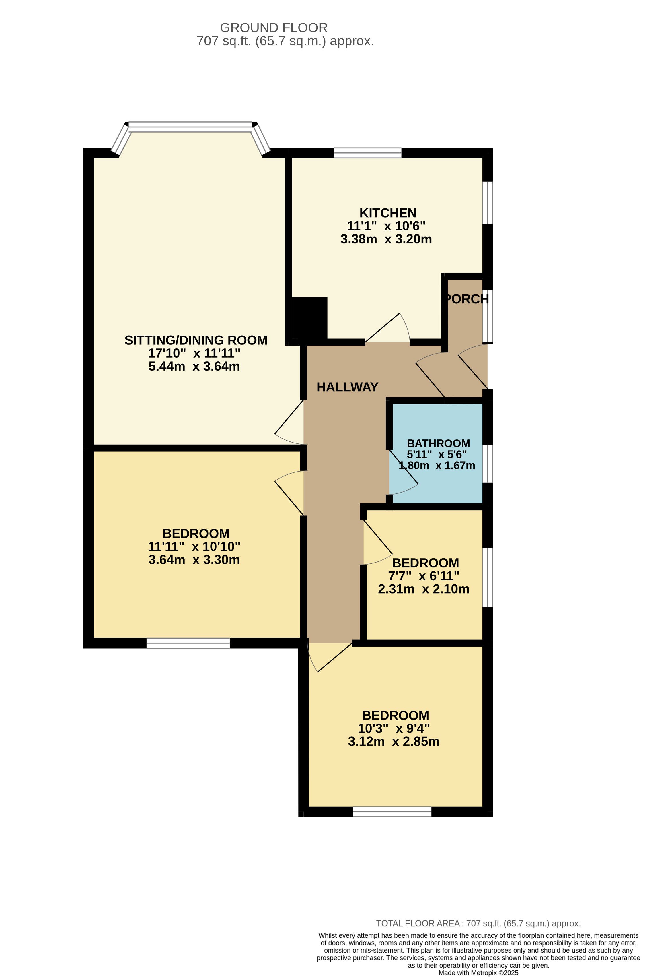 4, Pinewood Road, Matlock floorplan